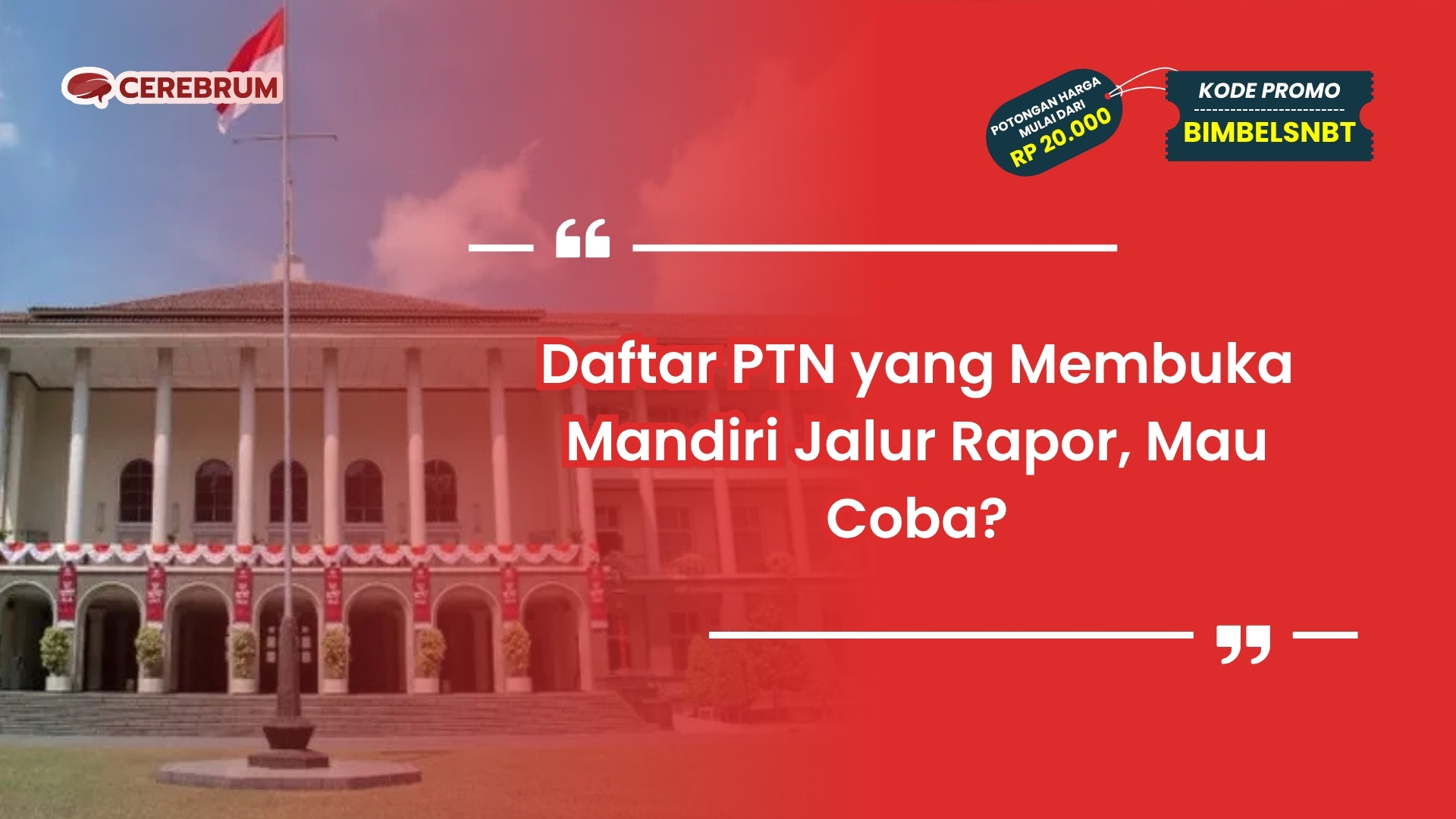 Mandiri Jalur Rapor