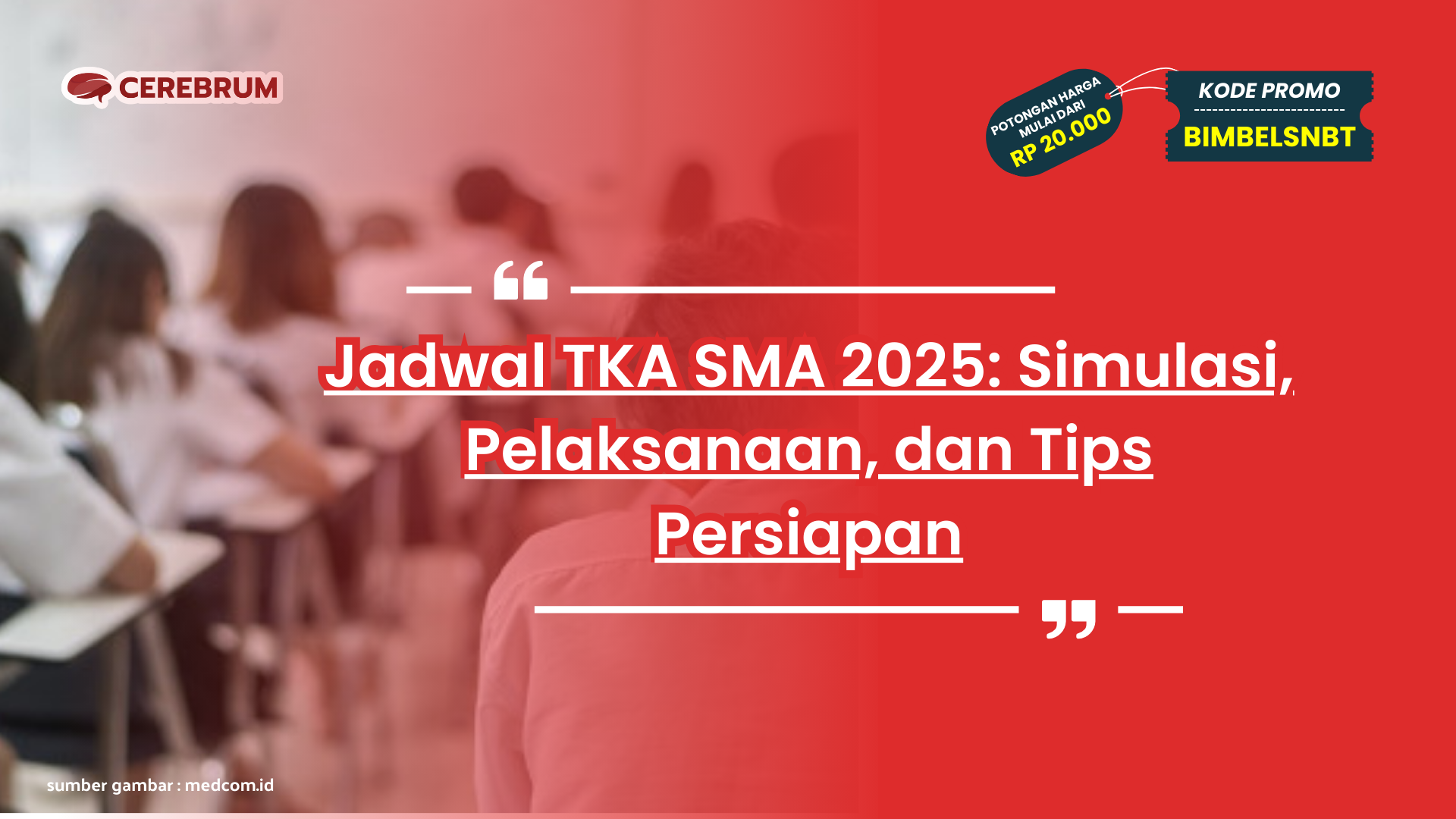 jadwal tka sma 2025