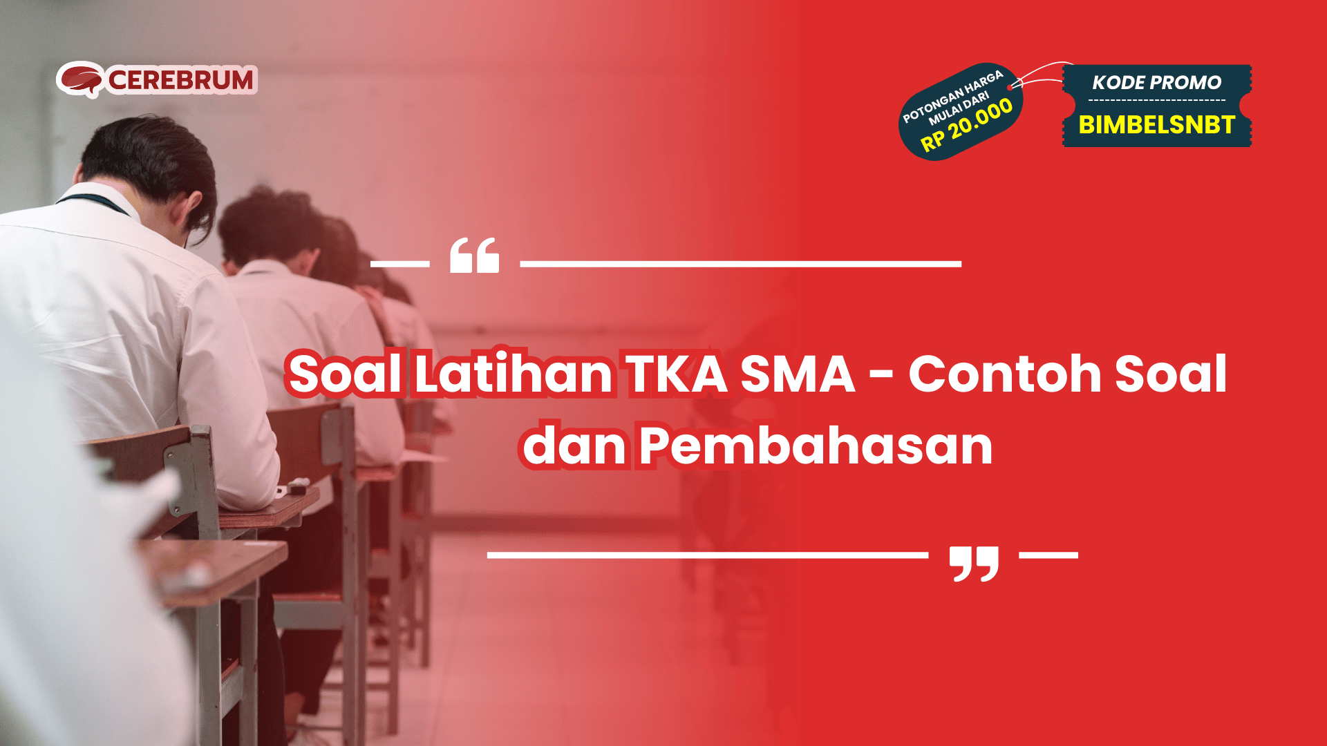 Soal Latihan TKA SMA