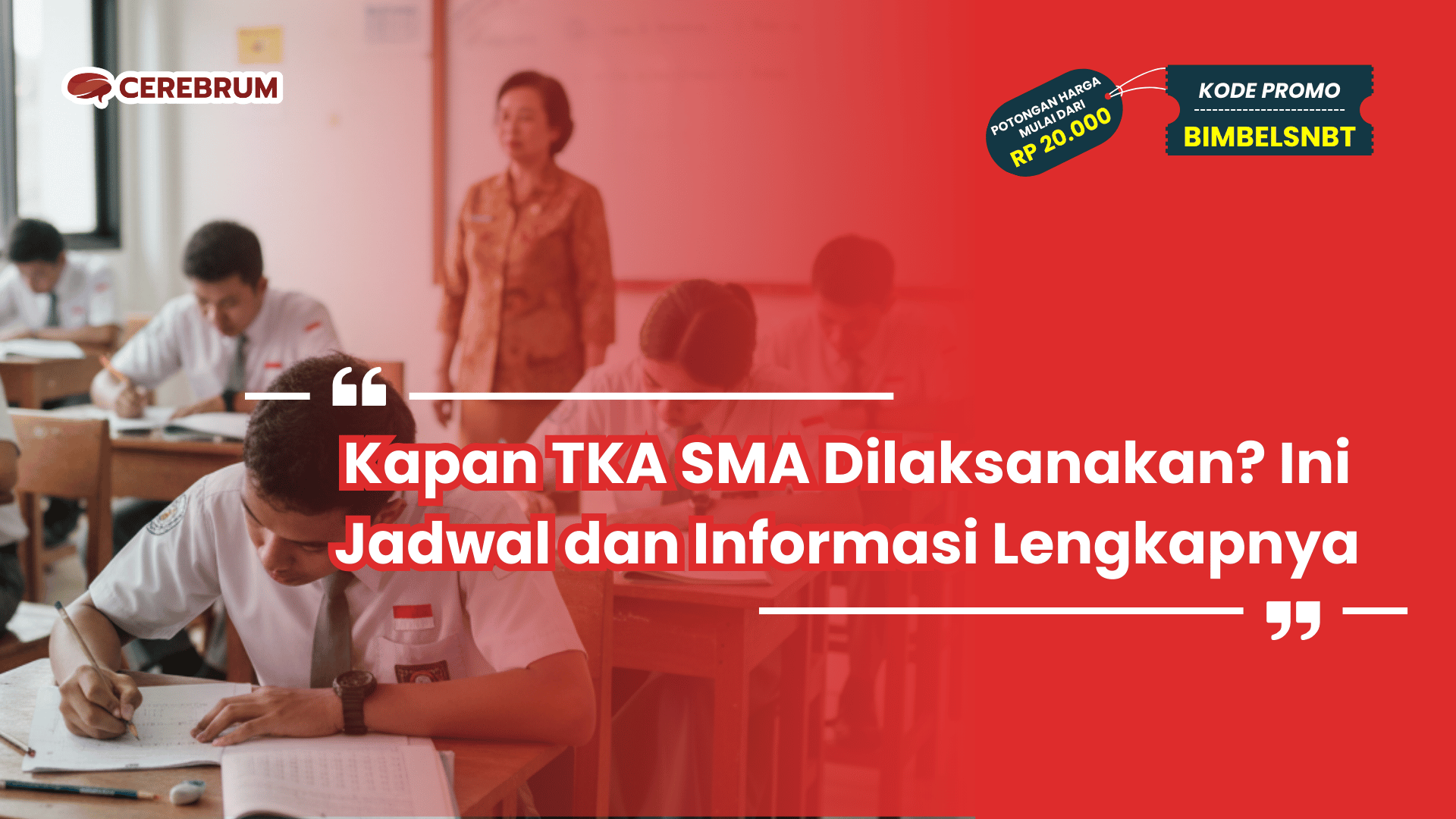 Kapan TKA SMA