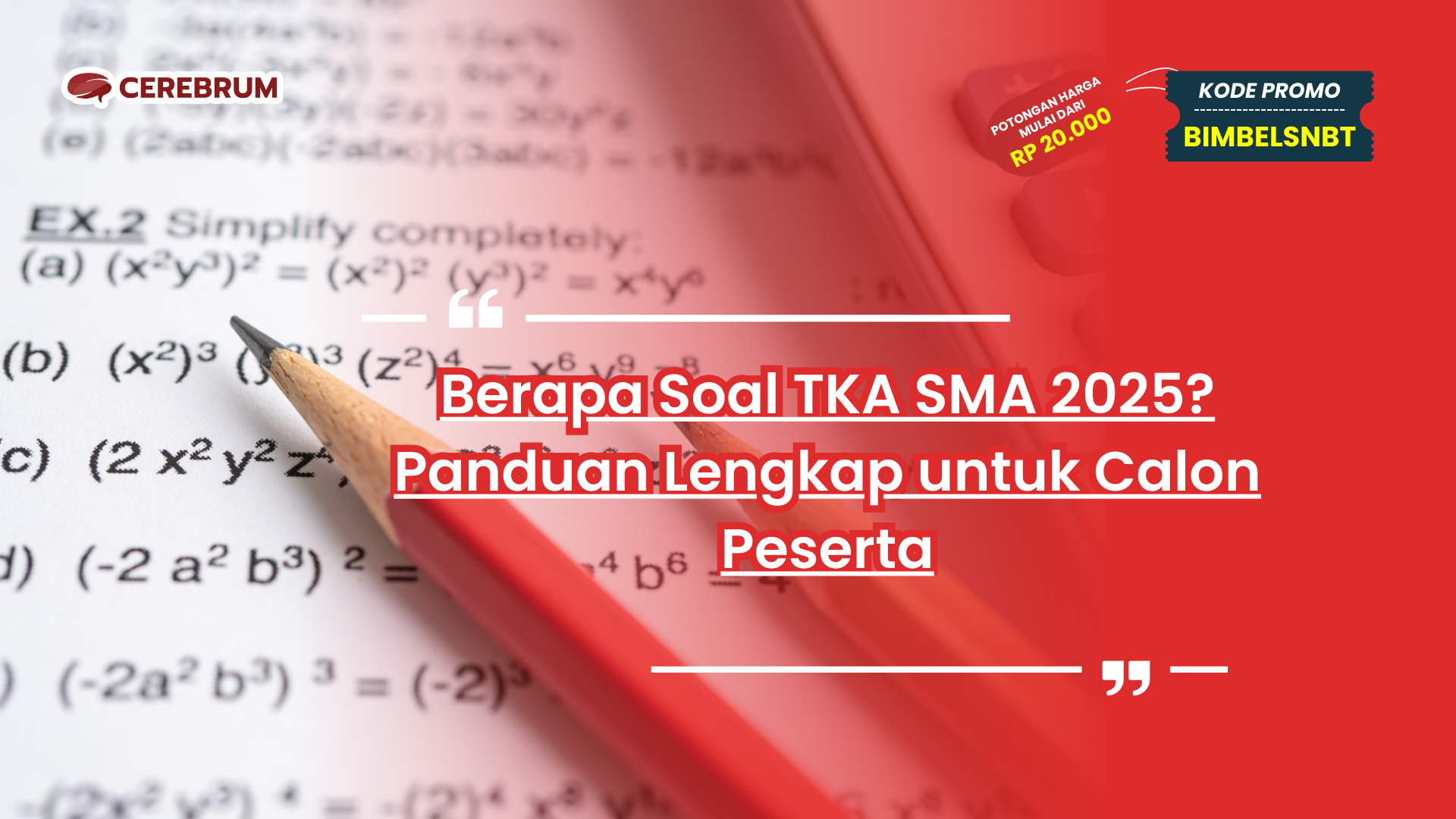 berapa soal tka sma 2025