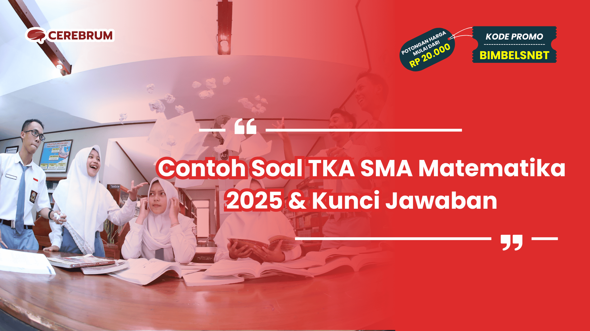 Contoh Soal TKA SMA Matematika