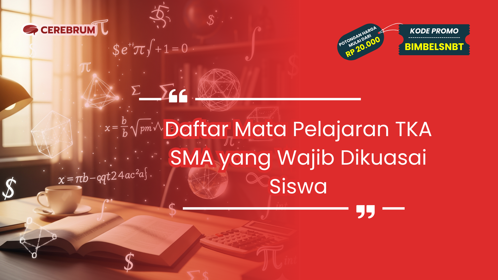 Mata Pelajaran TKA SMA