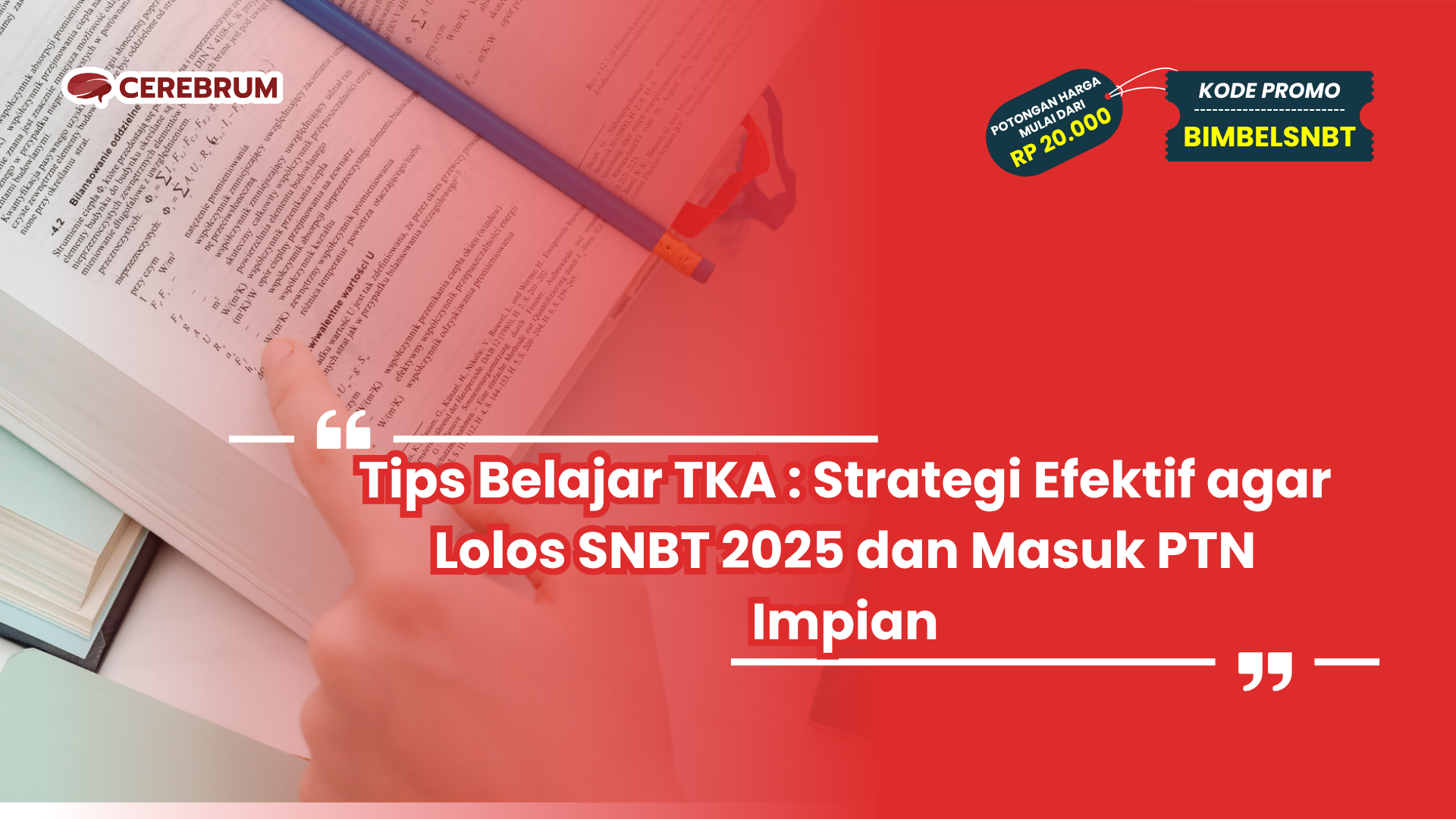 Tips belajar TKA