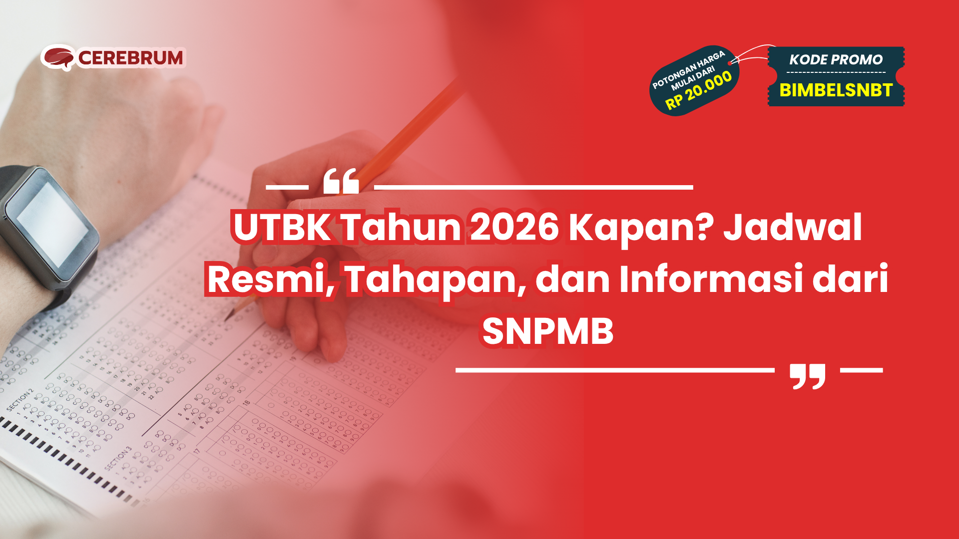utbk tahun 2026 kapan