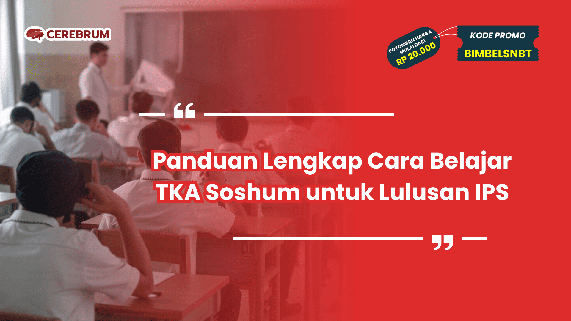 Cara Belajar TKA Soshum
