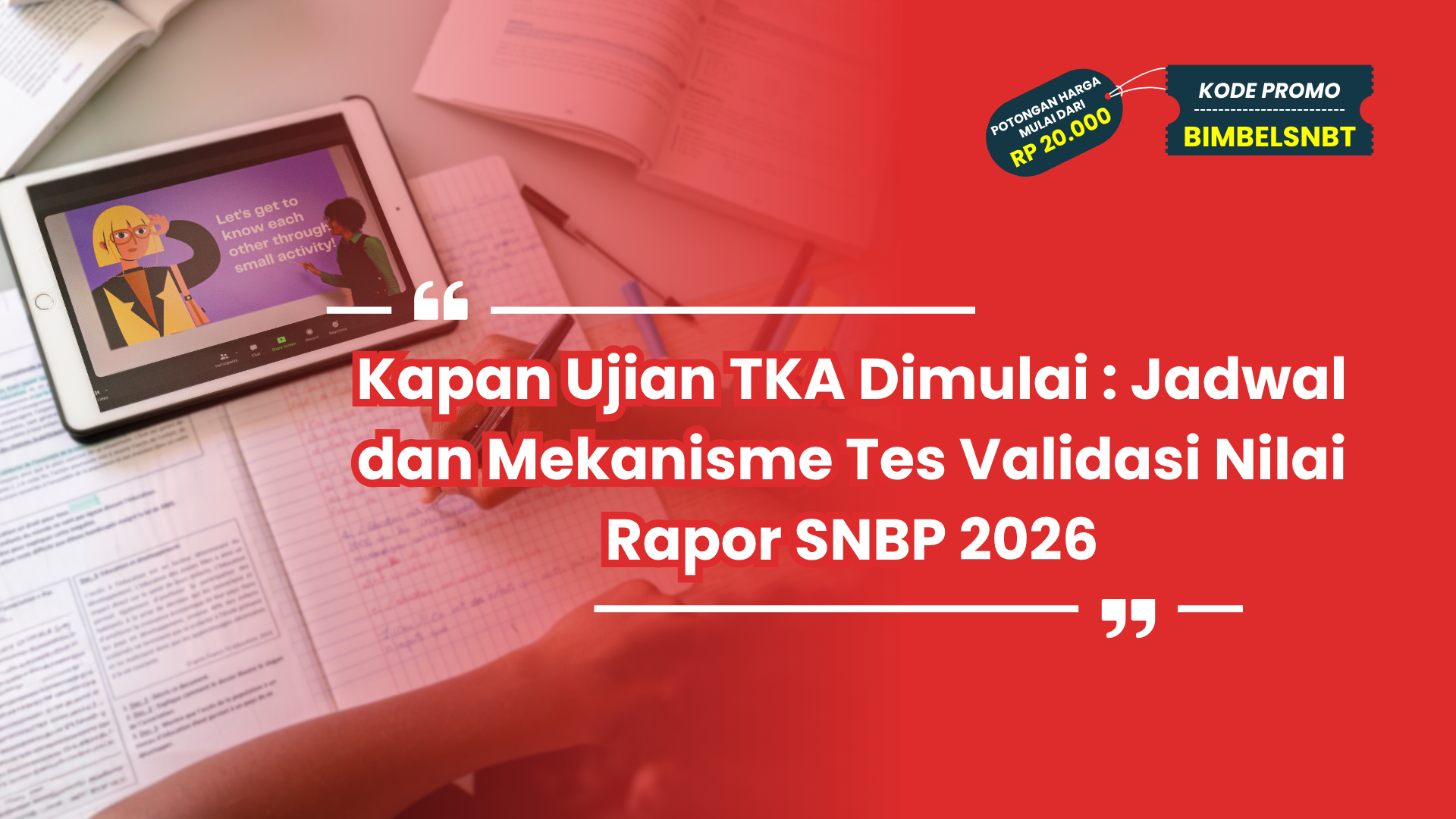 kapan ujian tka dimulai
