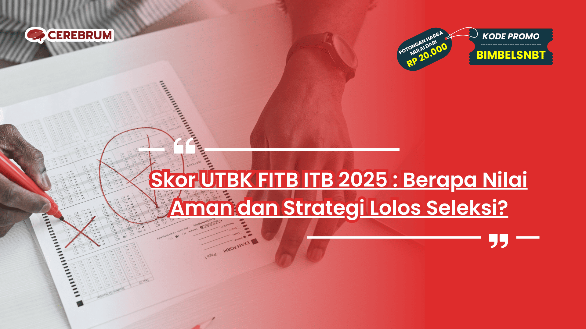 Skor UTBK FITB ITB