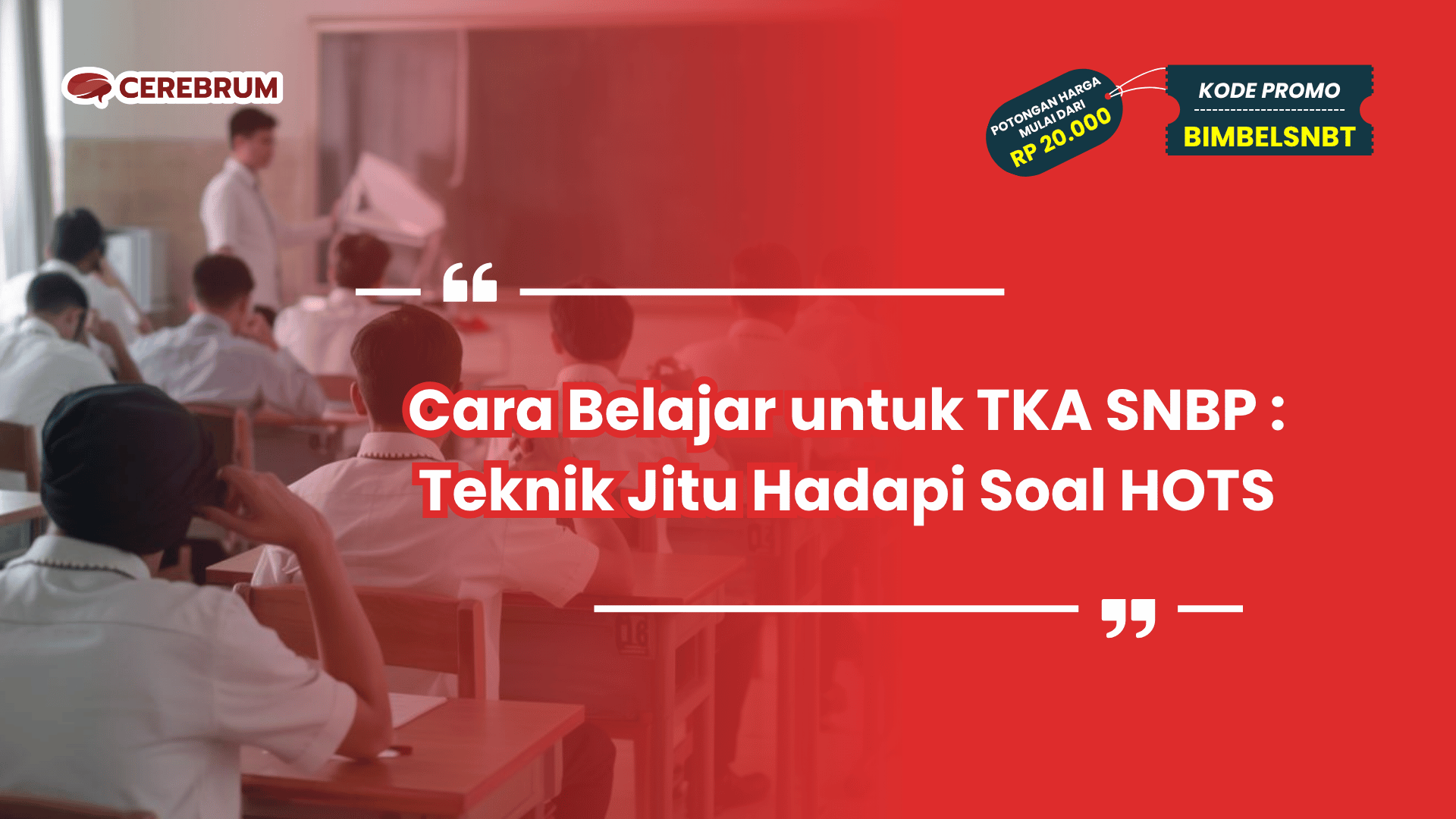 Cara Belajar untuk TKA SNBP