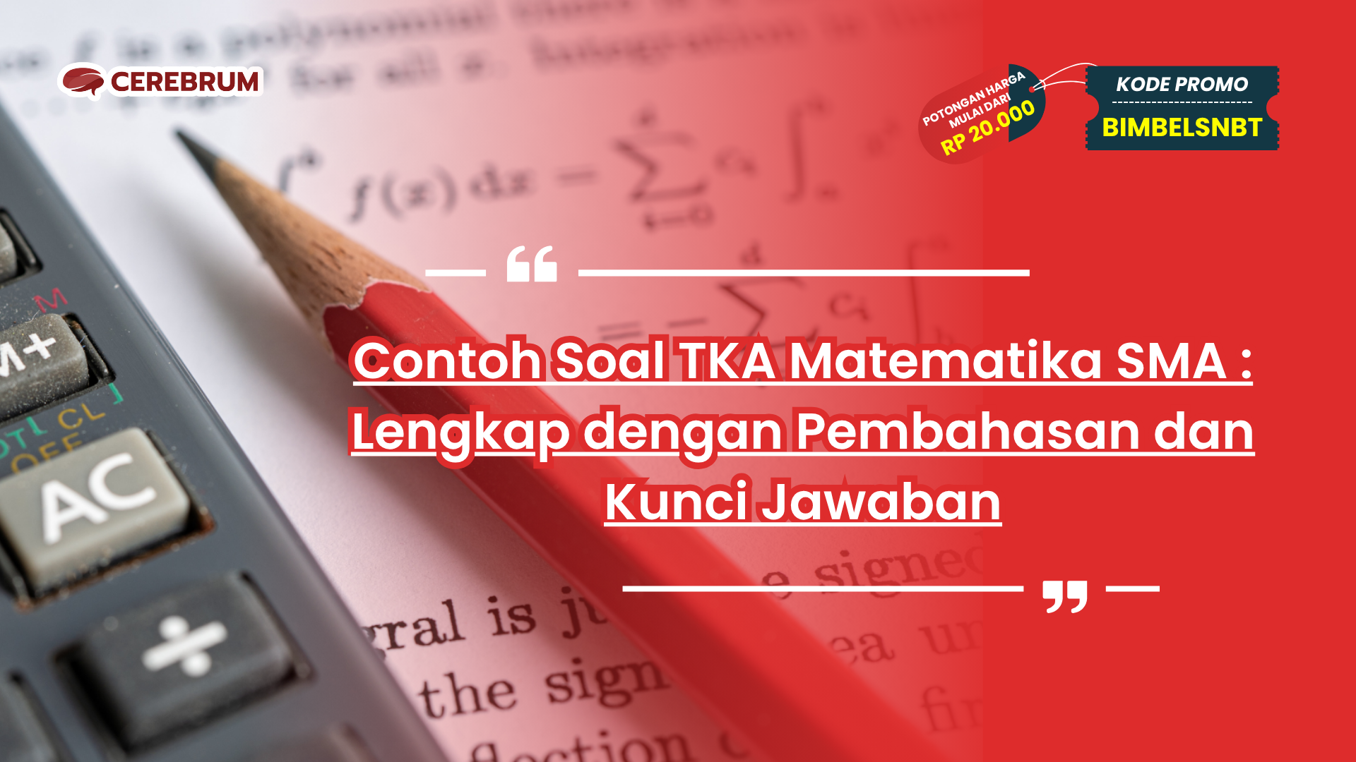 contoh soal tka matematika sma