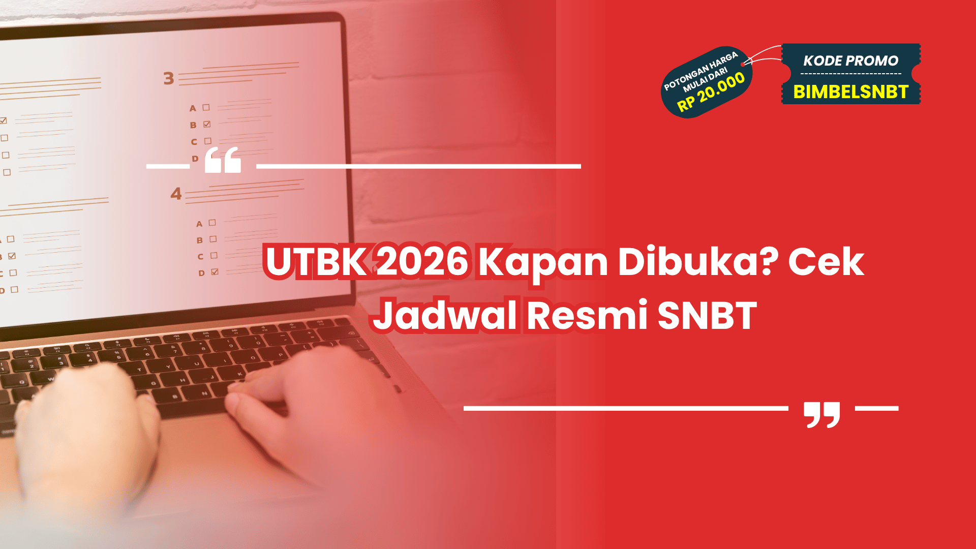 UTBK 2026 kapan dibuka