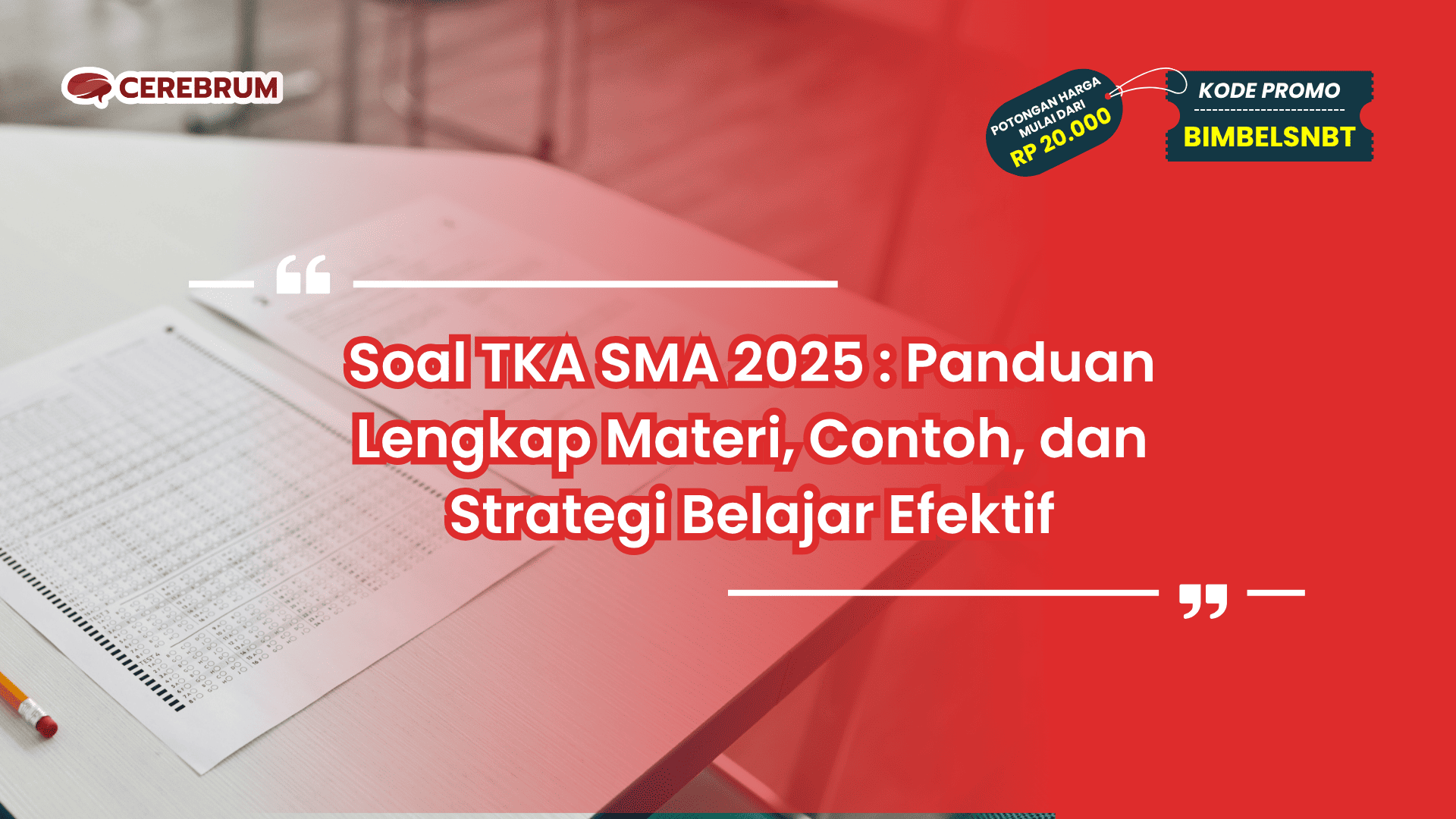 Soal TKA SMA 2025