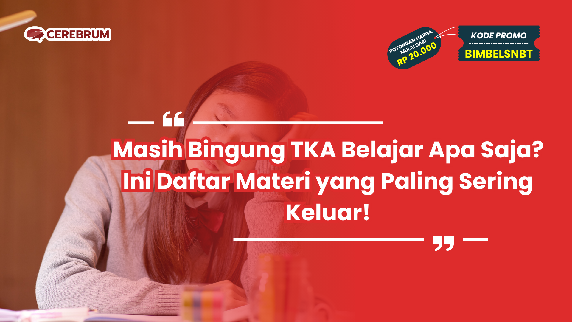 Masih Bingung TKA Belajar Apa Saja? Ini Daftar Materi yang Paling Sering Keluar!