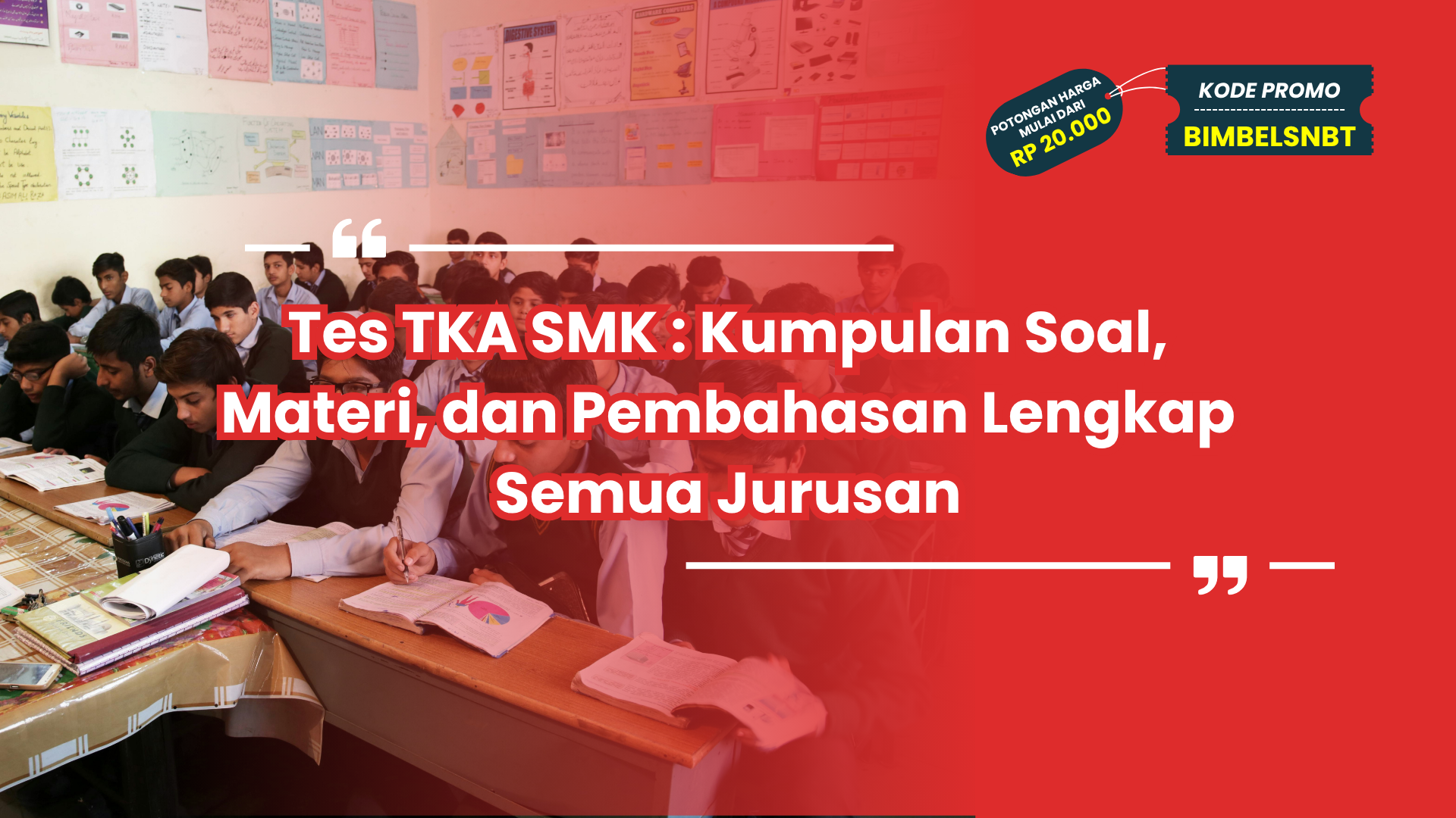 Tes TKA SMK : Kumpulan Soal, Materi, dan Pembahasan Lengkap Semua Jurusan