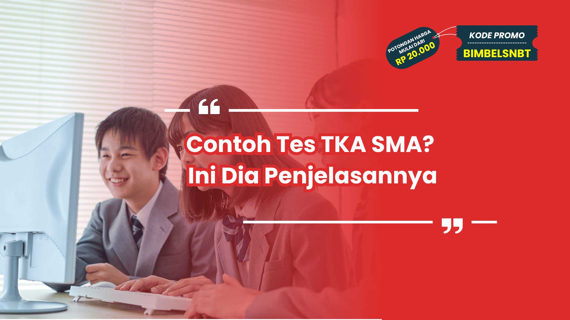Contoh Tes TKA SMA