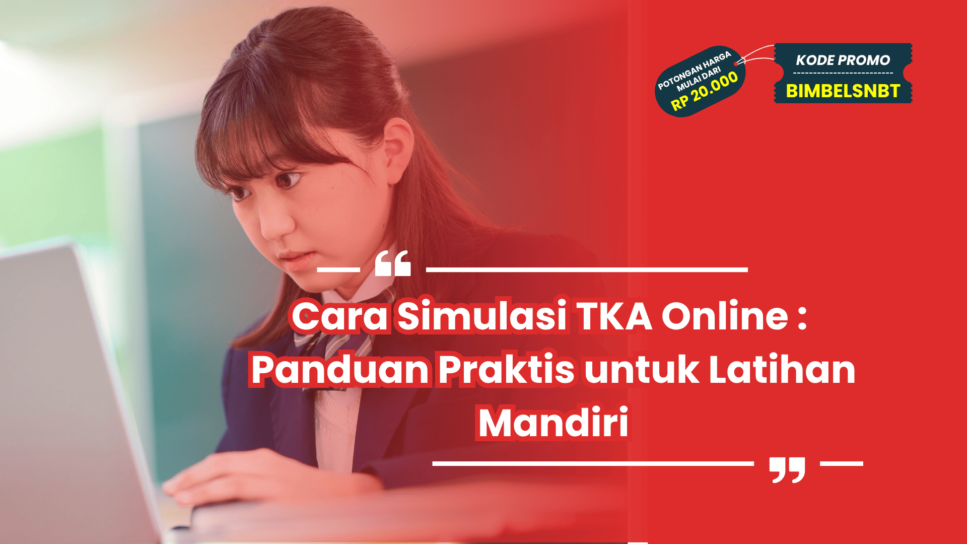 Cara Simulasi TKA Online