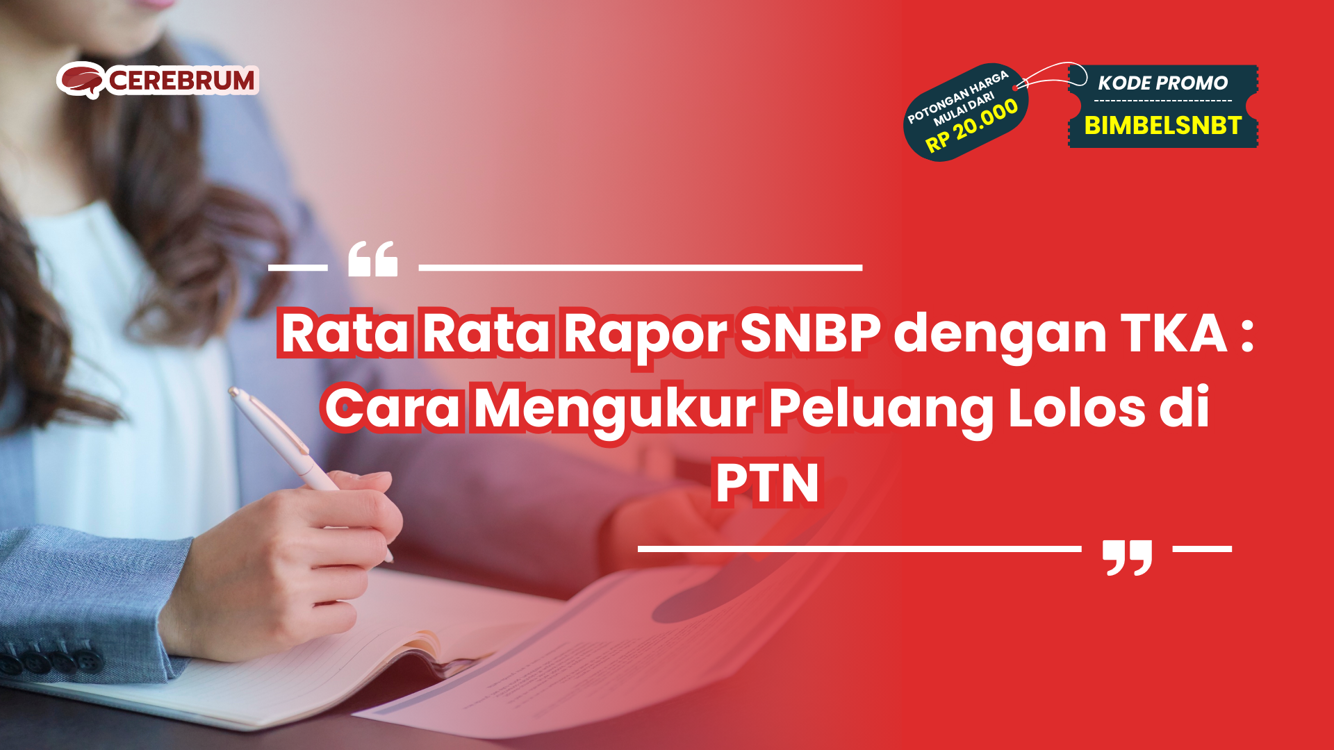 rata rata rapor snbp dengan tka
