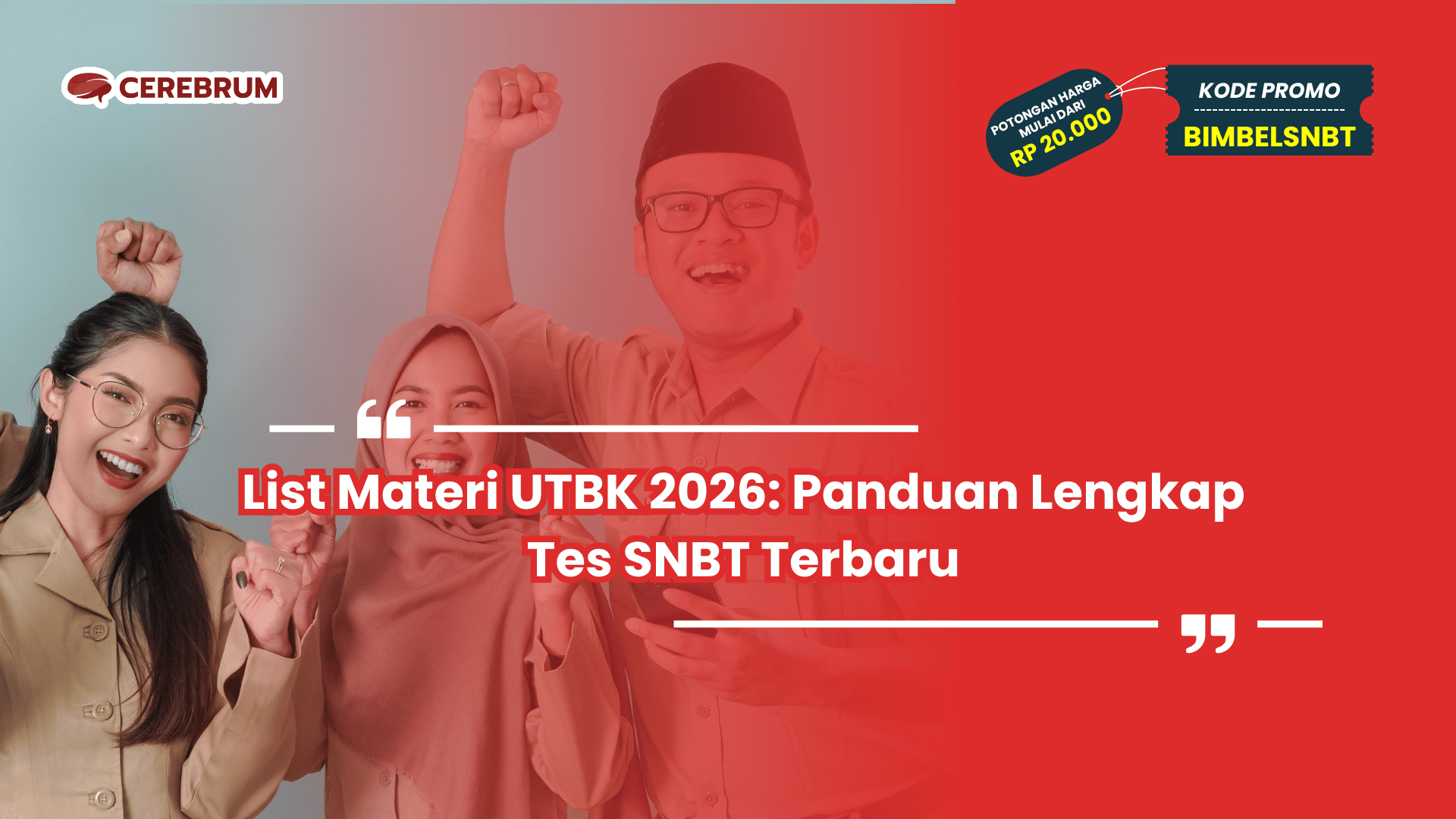 List Materi UTBK 2026