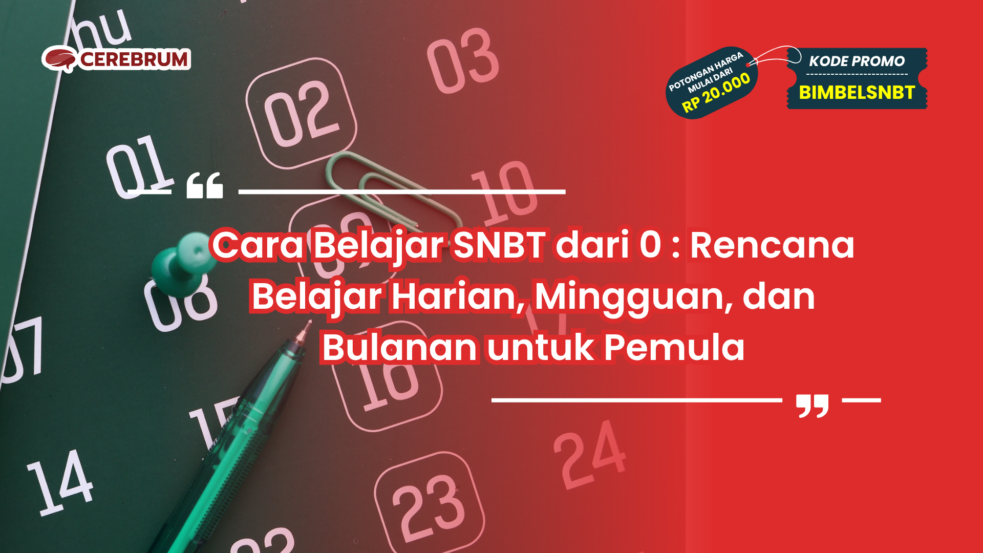 cara belajar snbt dari 0