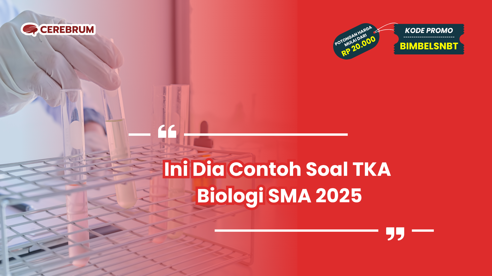 Contoh Soal TKA Biologi SMA 2025