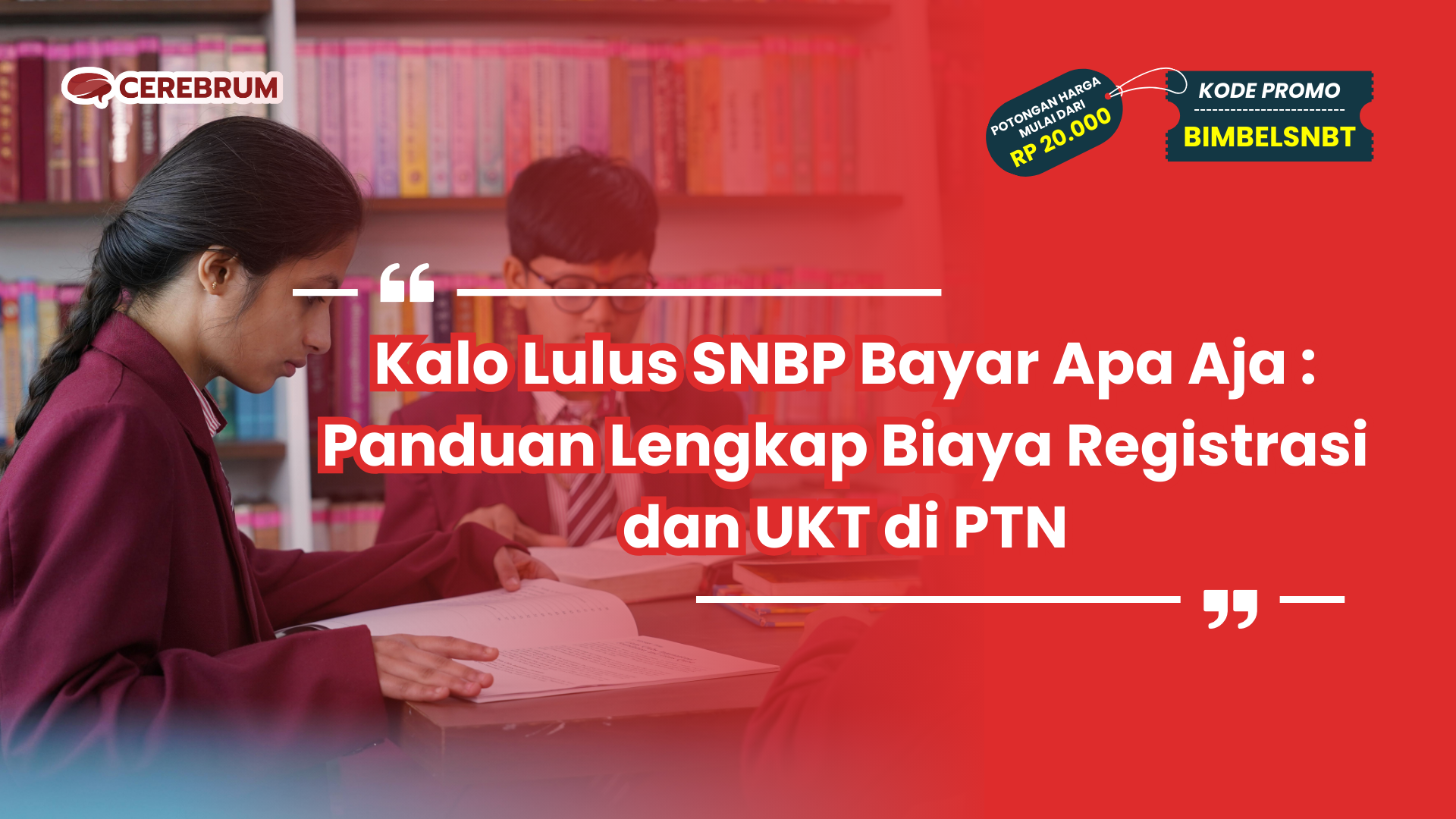 kalo lulus snbp bayar apa aja