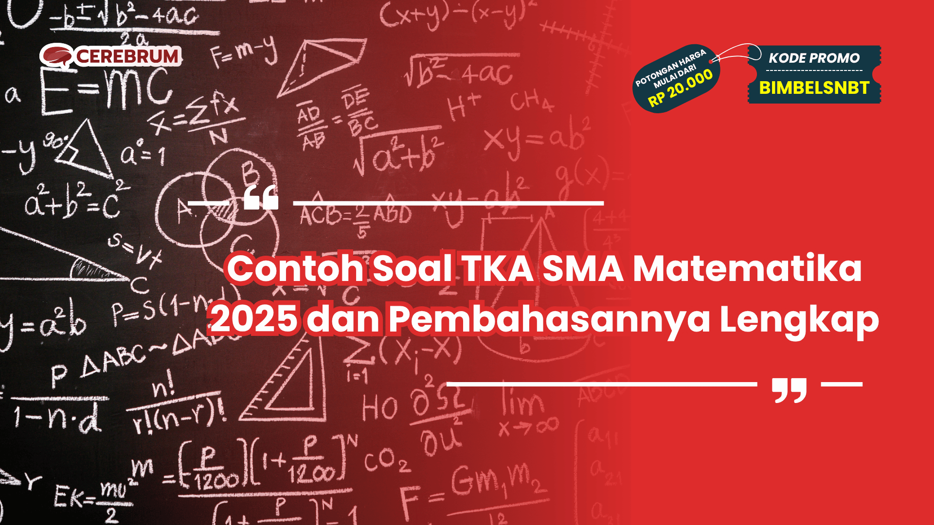Soal TKA SMA Matematika 2025