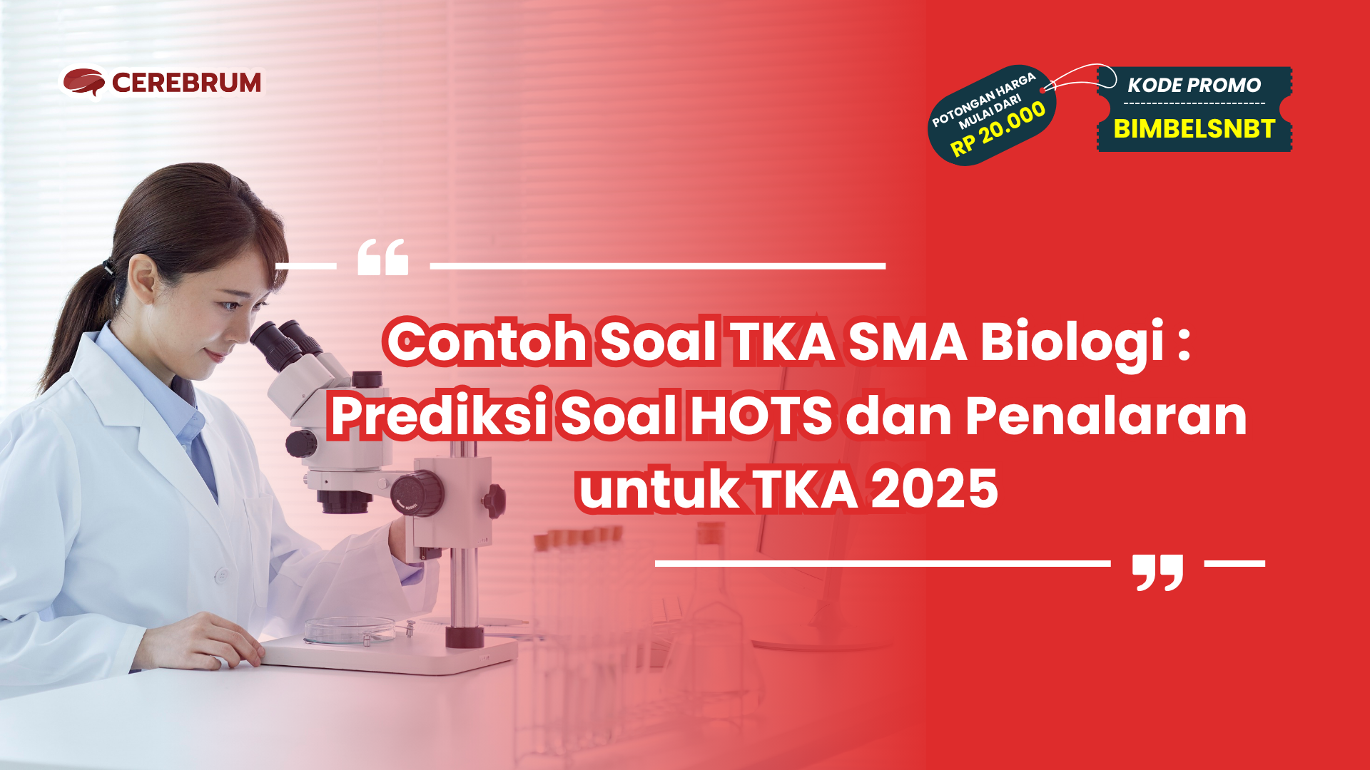 contoh soal tka sma biologi