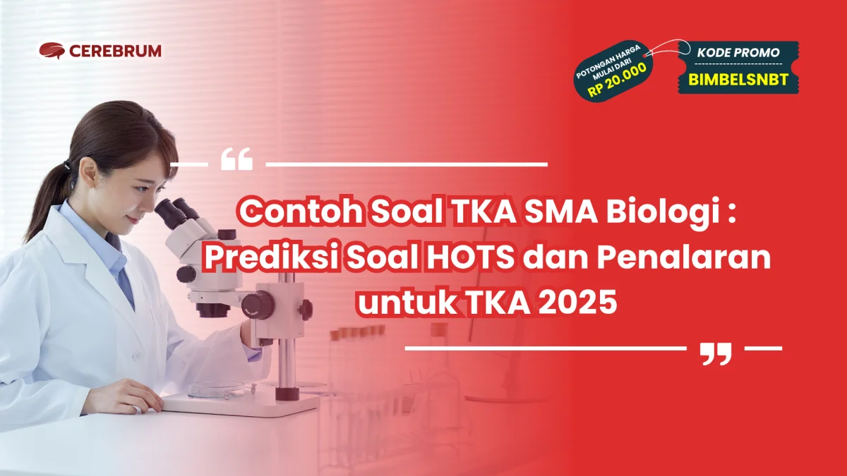 contoh soal tka sma biologi
