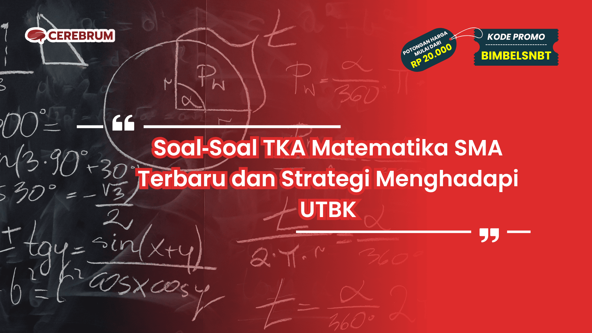 Soal Soal TKA Matematika SMA