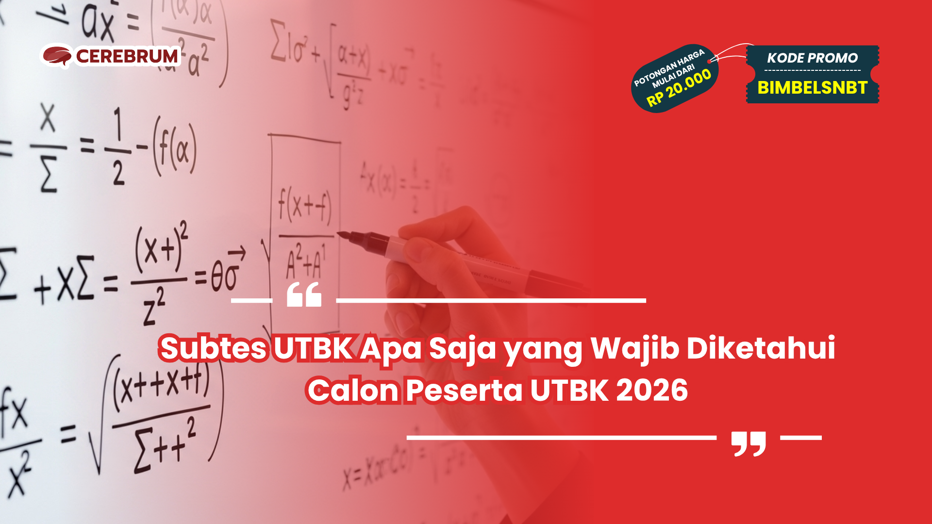 subtes utbk apa saja