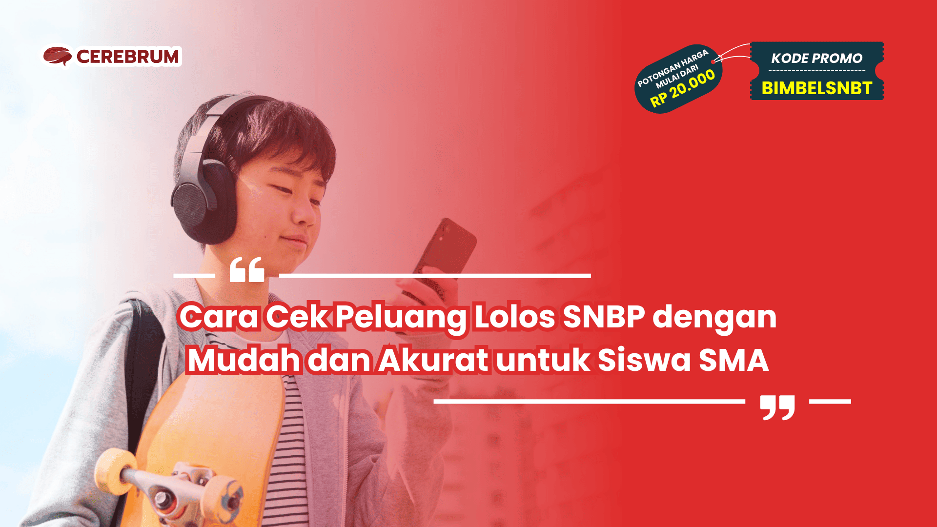 Cara Cek Peluang Lolos SNBP