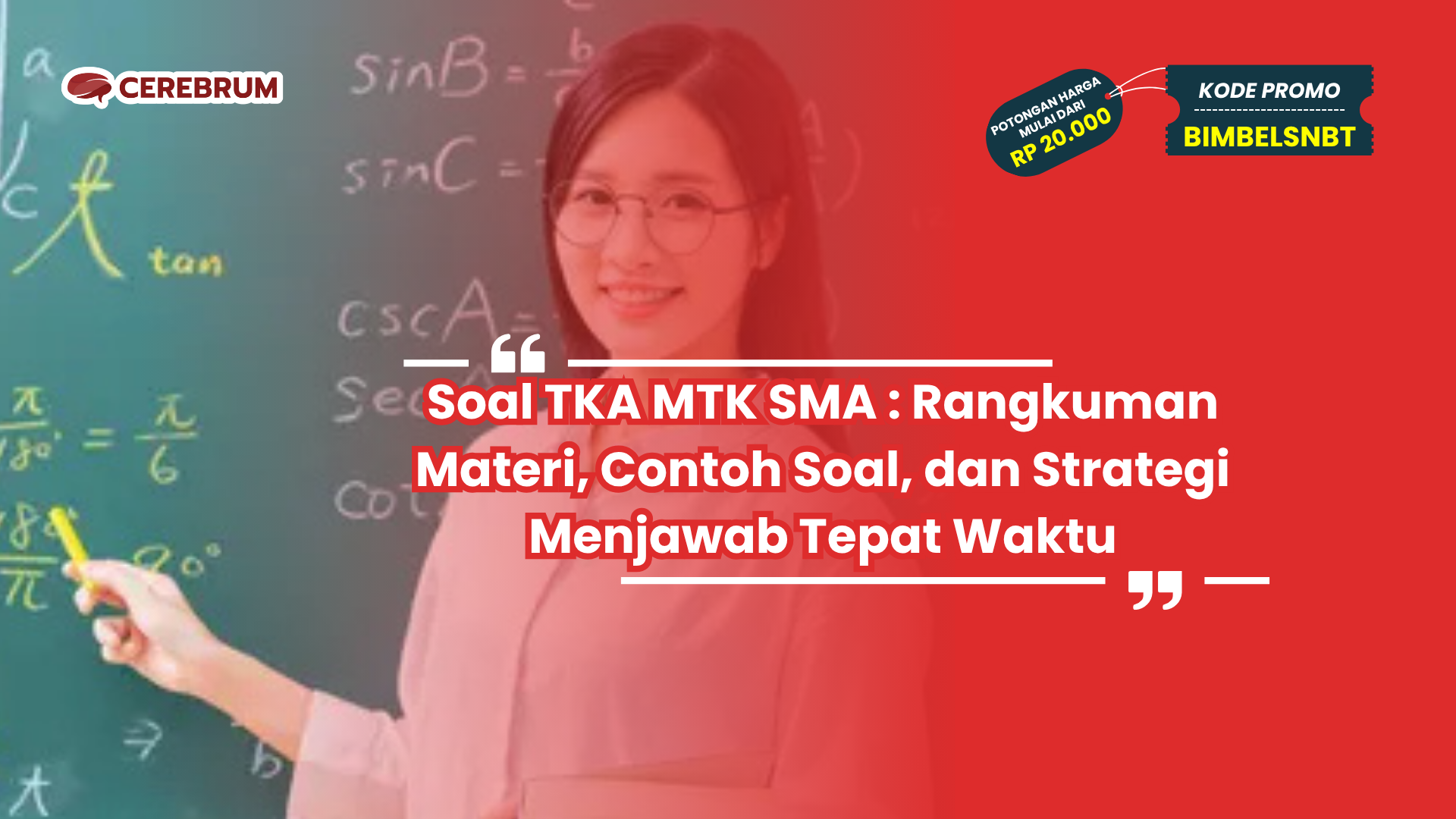 Soal TKA MTK SMA