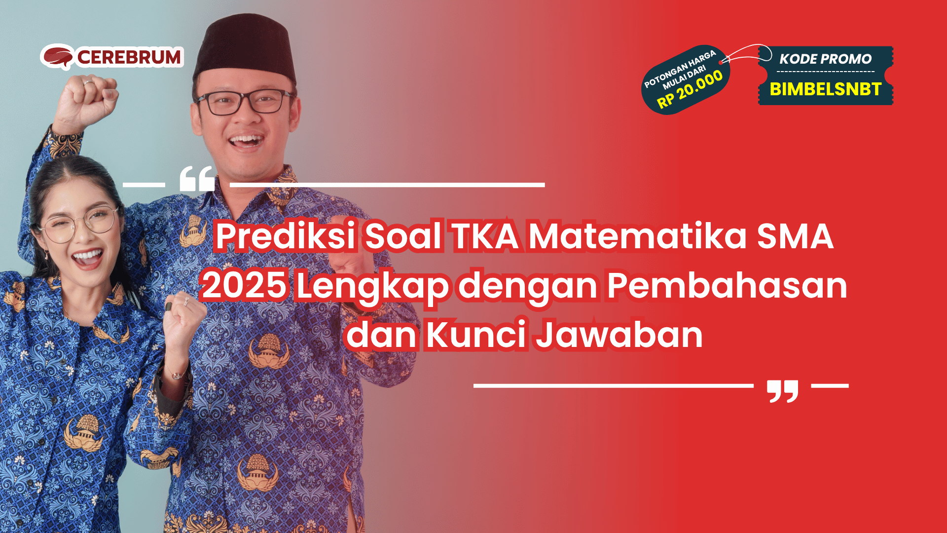 Prediksi Soal TKA Matematika SMA 2025