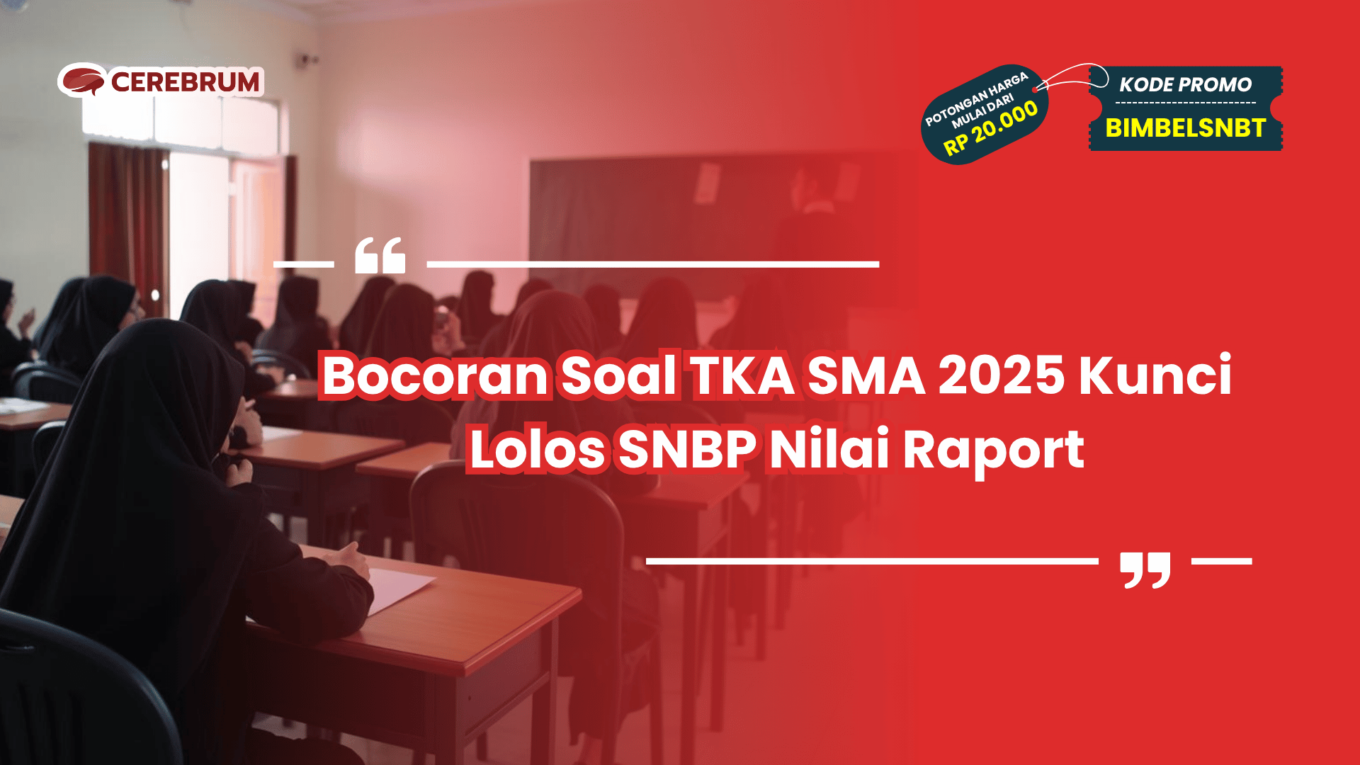 bocoran soal TKA SMA 2025