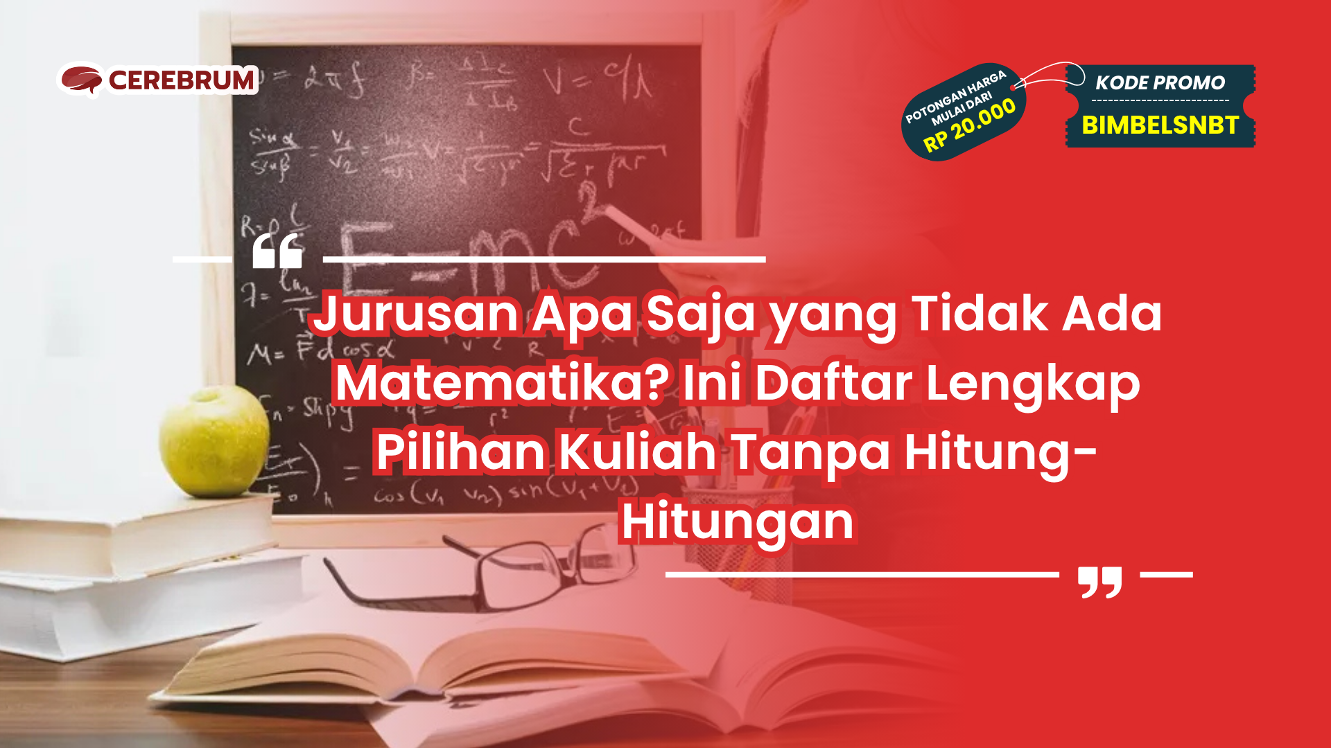 jurusan apa saja yang tidak ada matematika