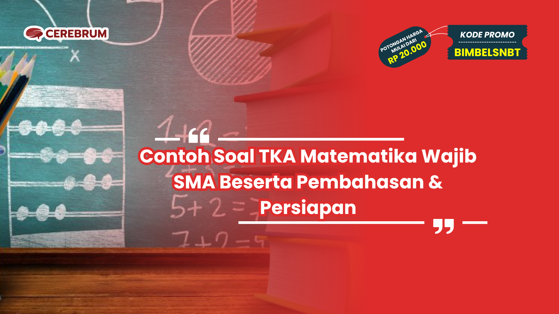 Contoh Soal TKA Matematika Wajib SMA