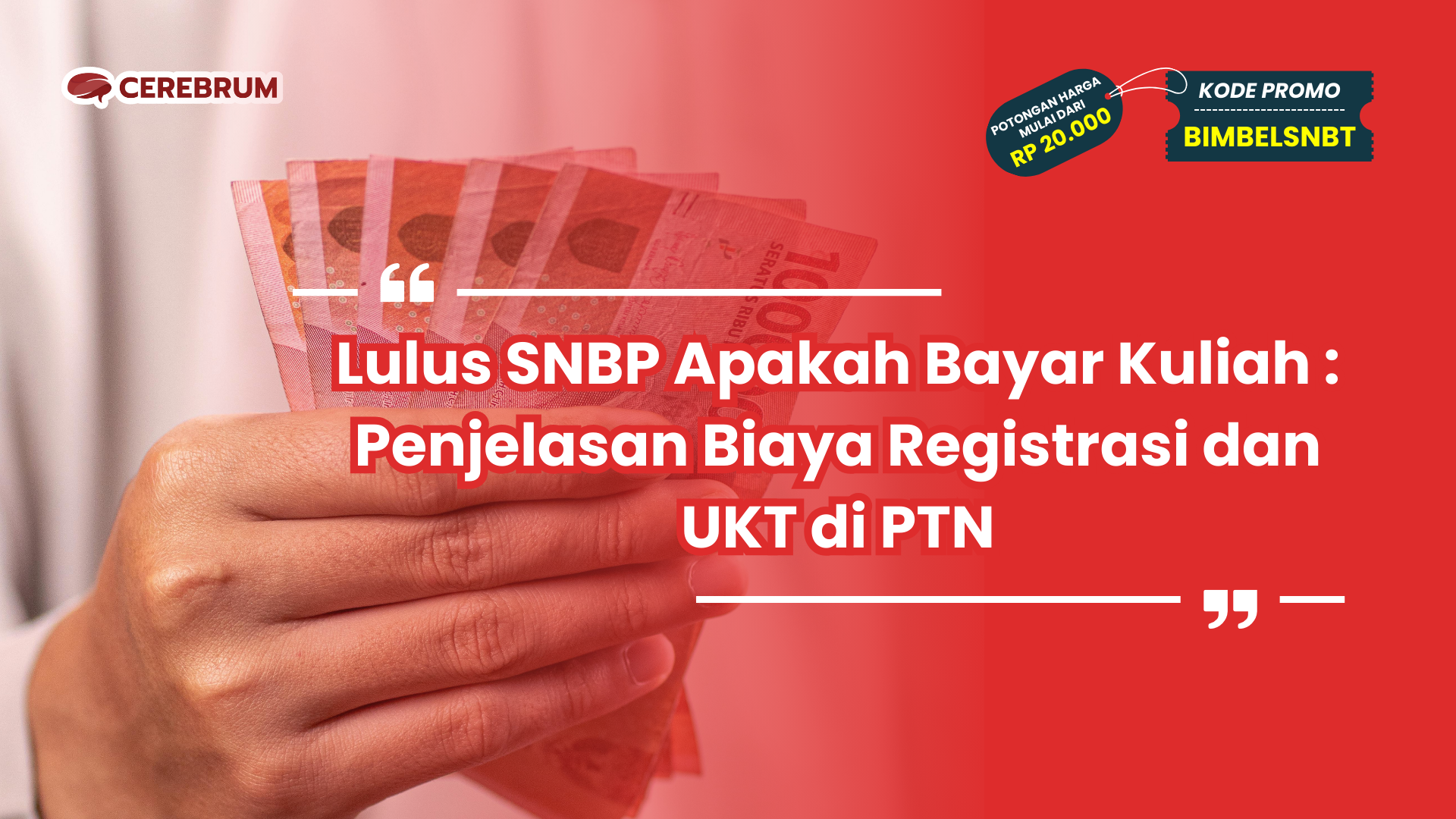 lulus snbp apakah bayar kuliah