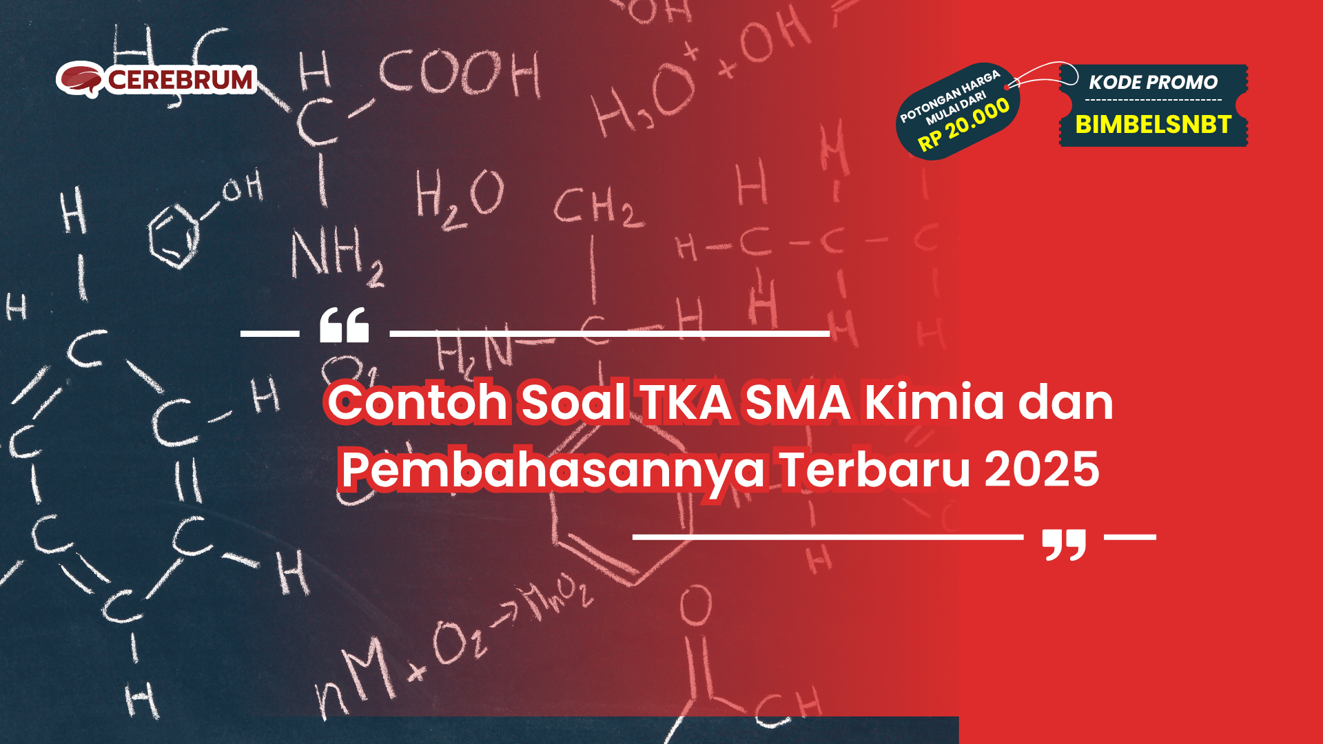 Soal TKA SMA Kimia