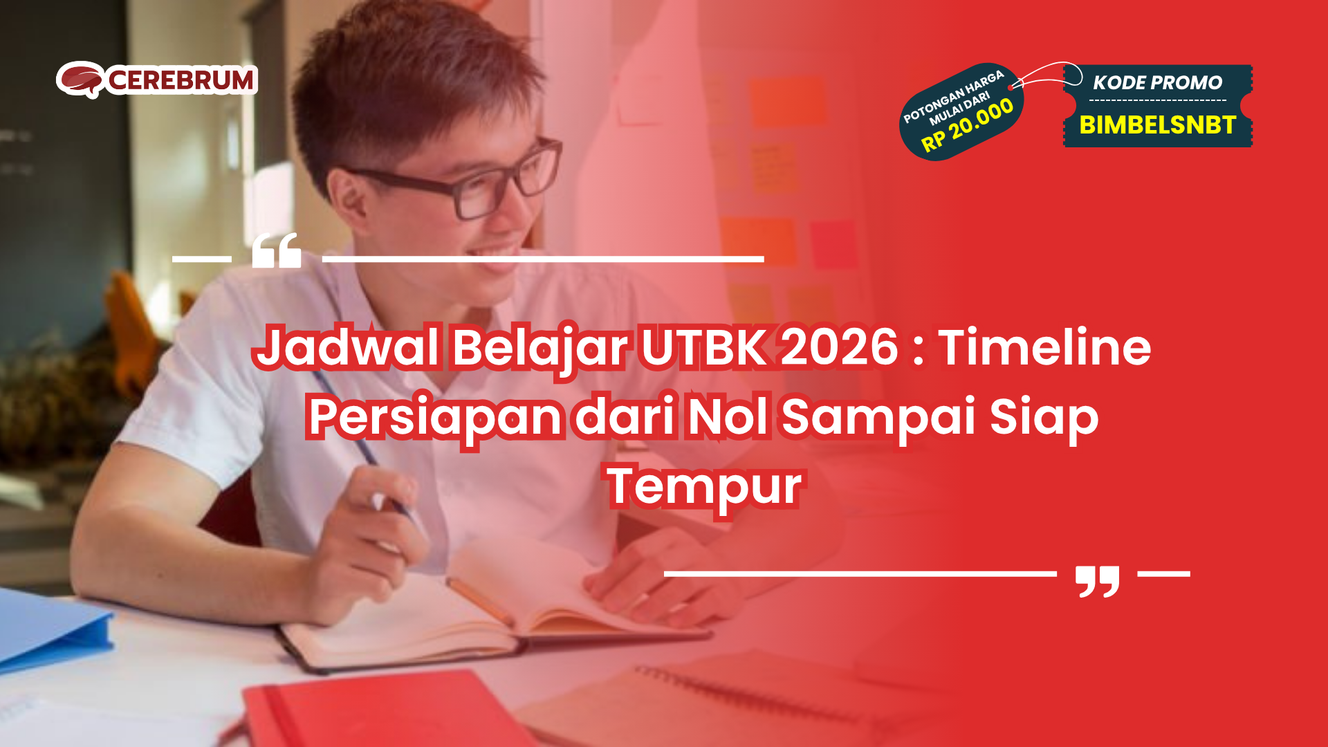 jadwal belajar utbk 2026