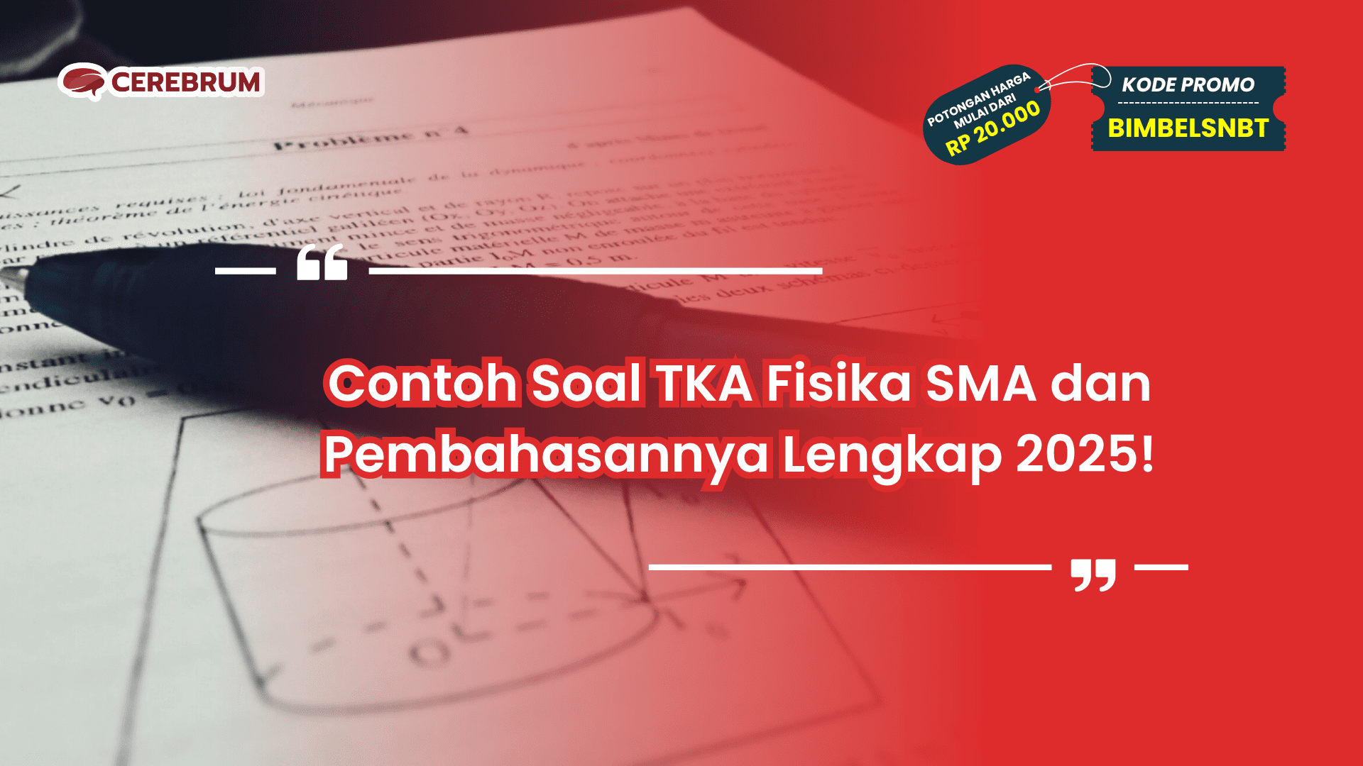 Contoh Soal TKA Fisika SMA