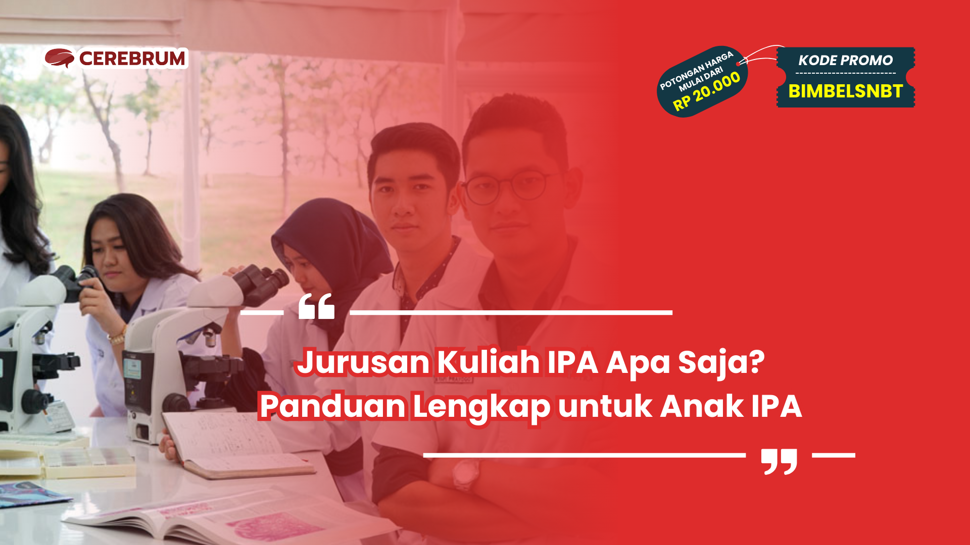 Jurusan Kuliah IPA Apa Saja