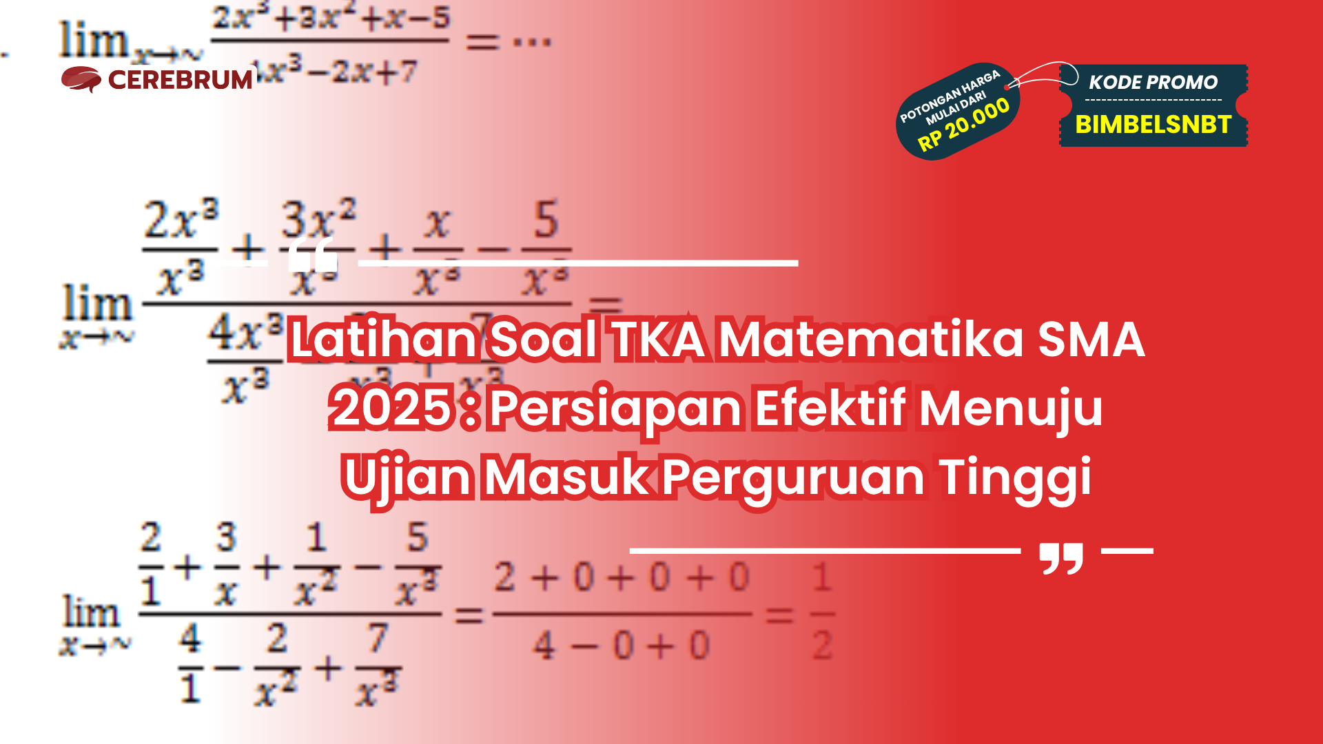 latihan soal tka matematika sma 2025