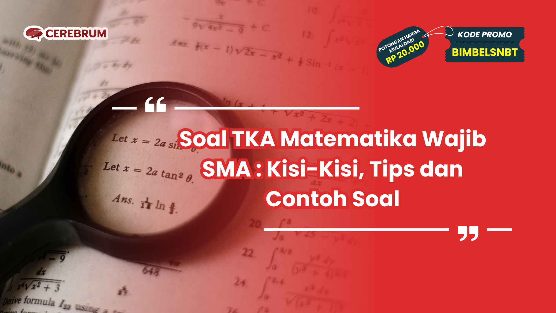 soal tka matematika wajib sma