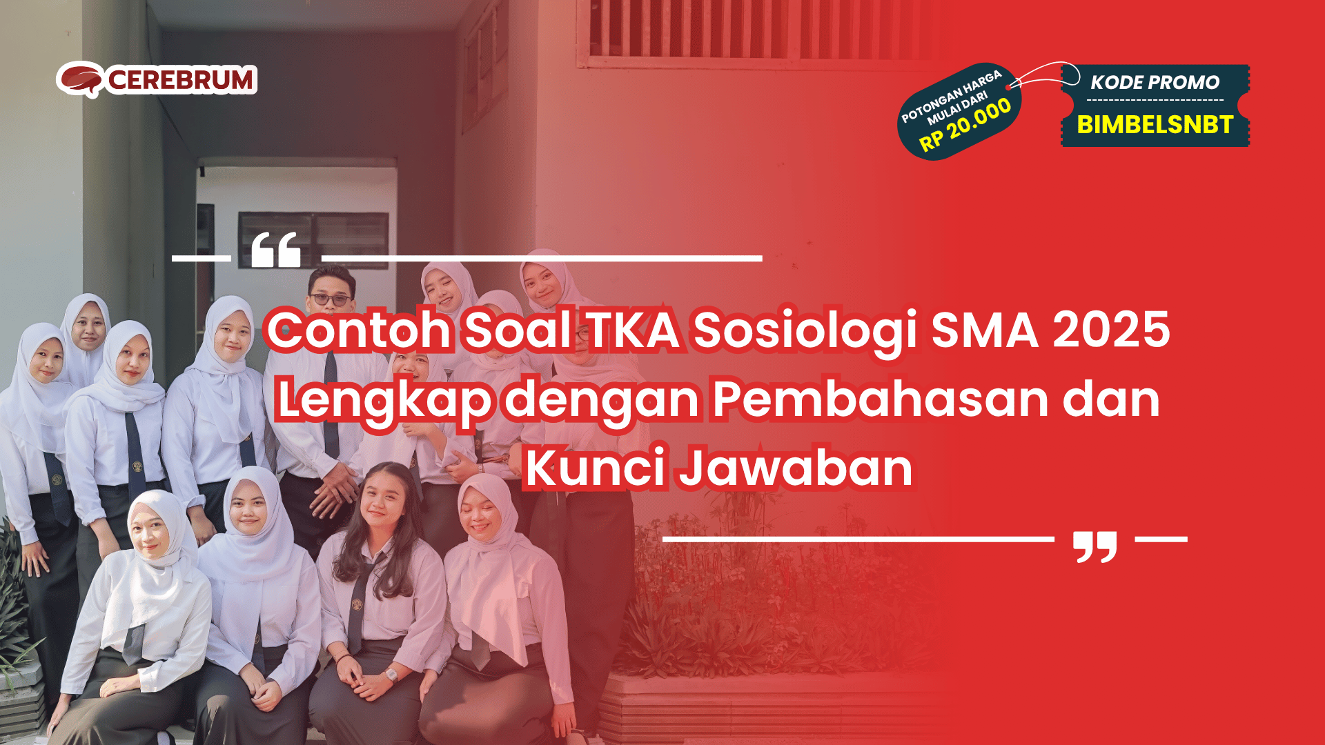 Contoh Soal TKA Sosiologi SMA 2025