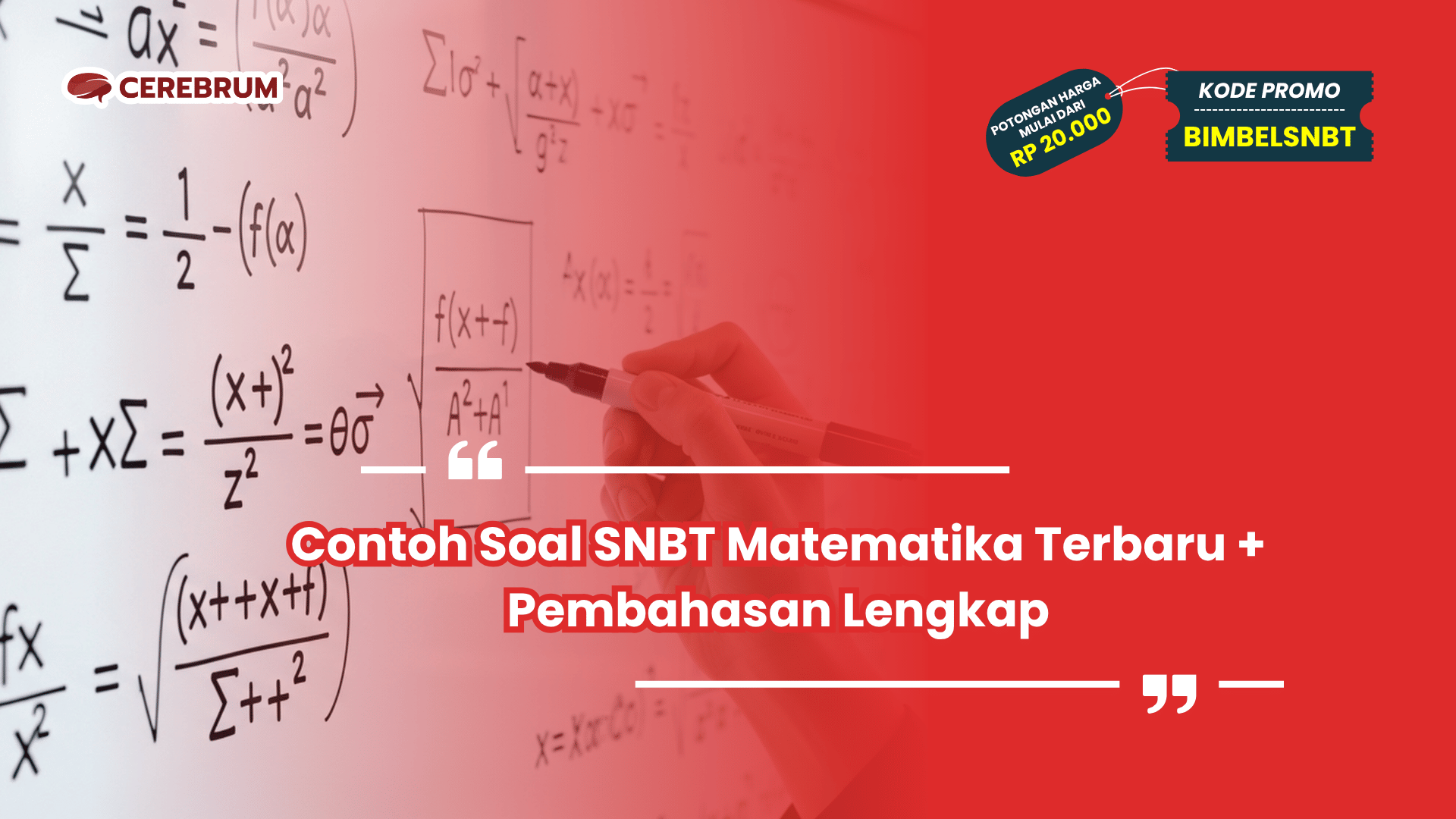 Contoh Soal SNBT Matematika