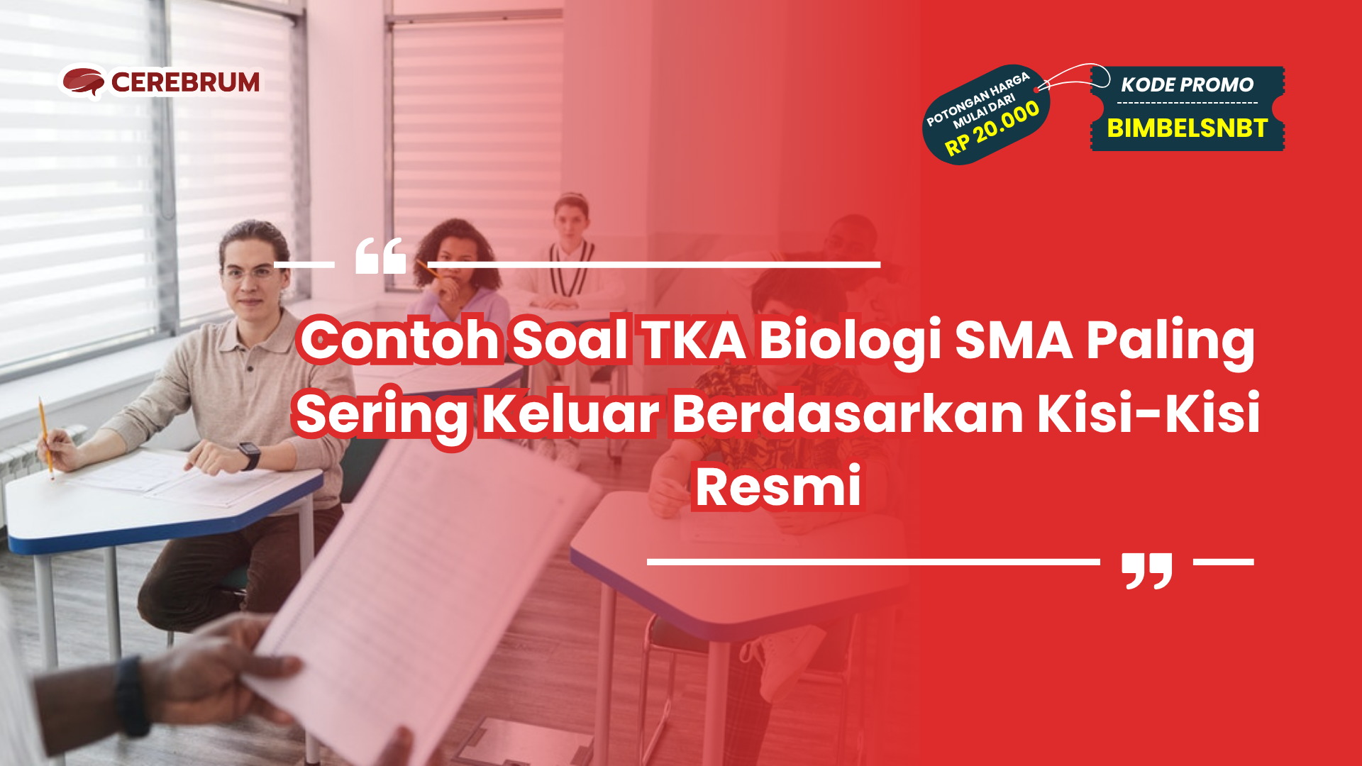 contoh soal tka biologi sma