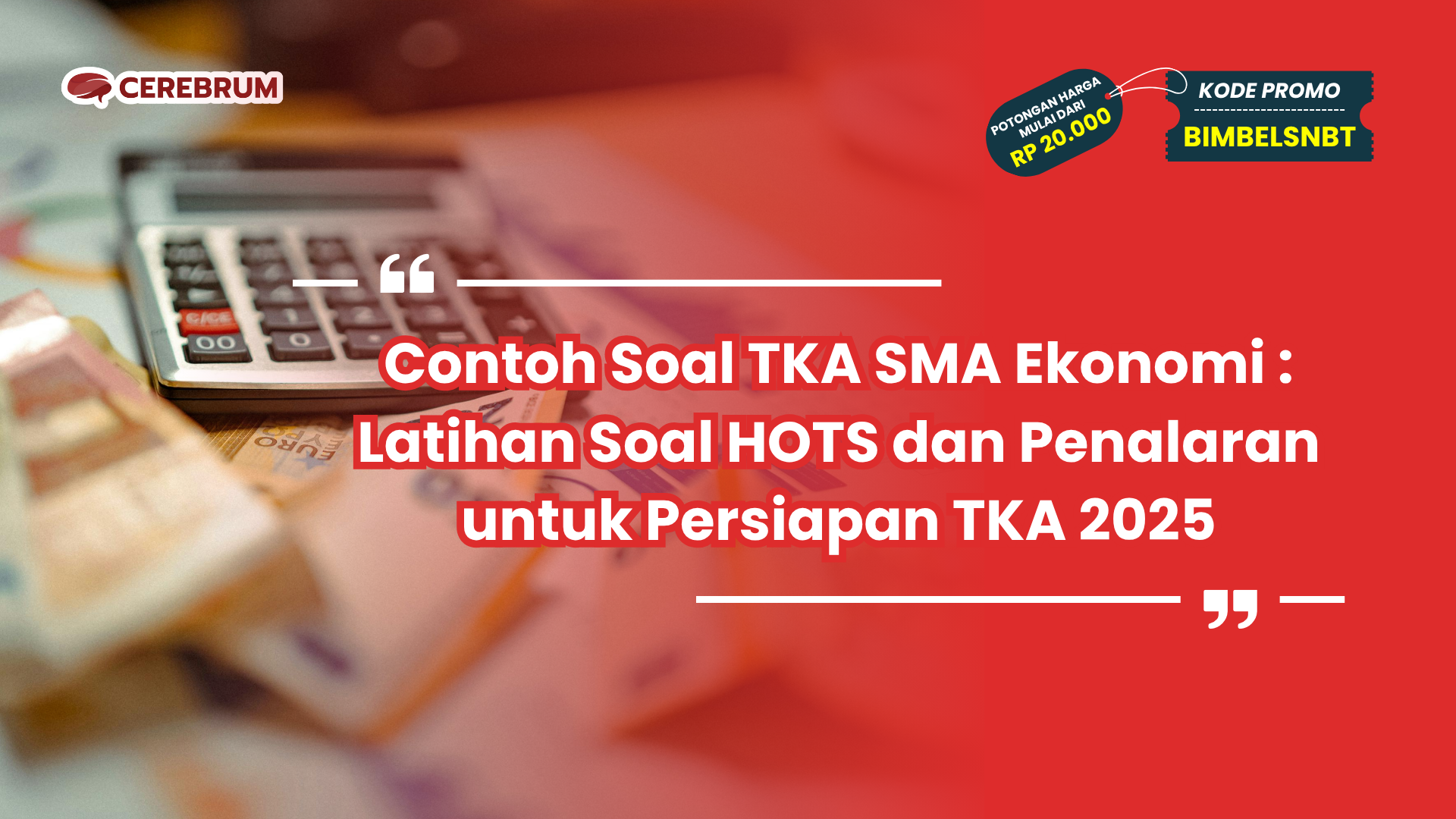 contoh soal tka sma ekonomi