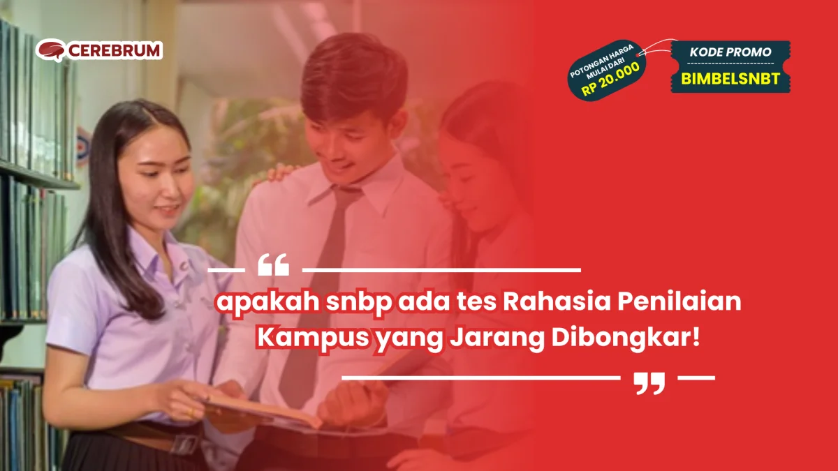 apakah snbp ada tes