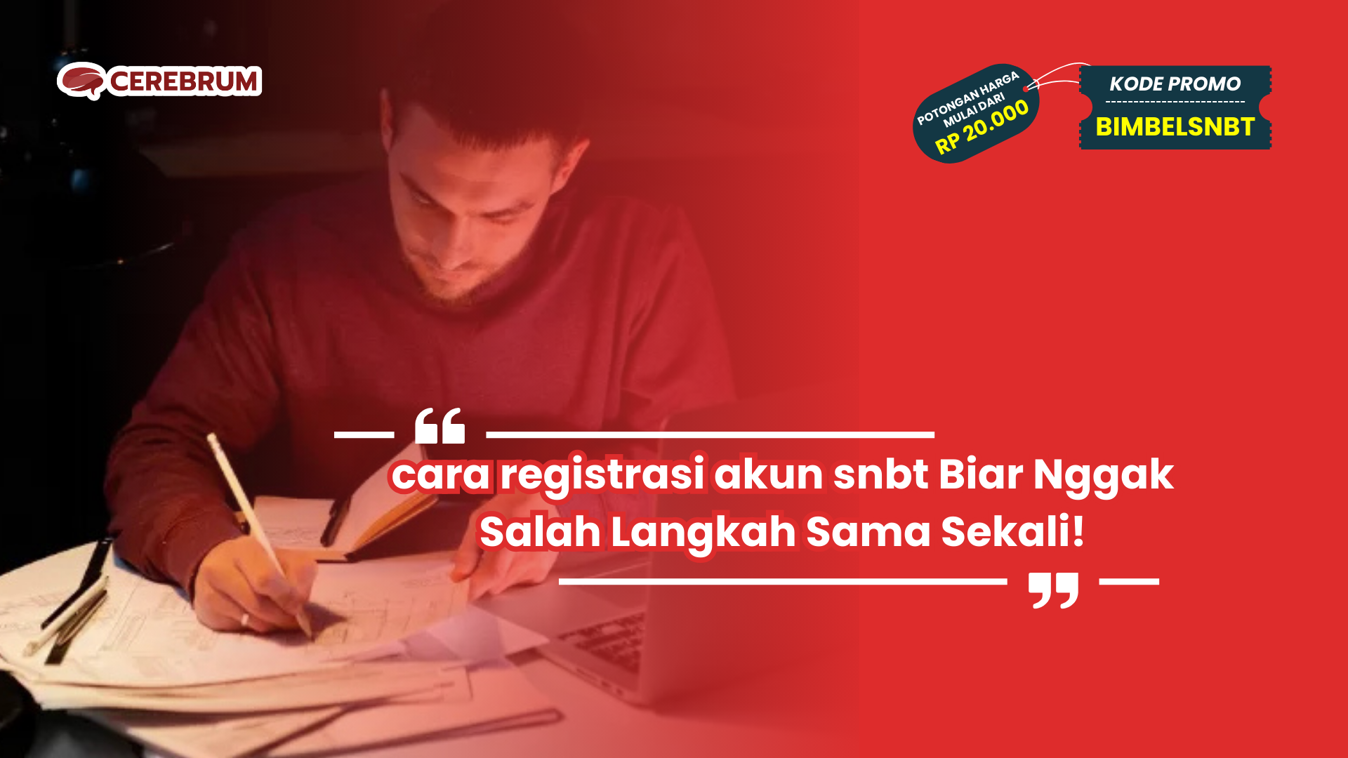 cara registrasi akun snbt