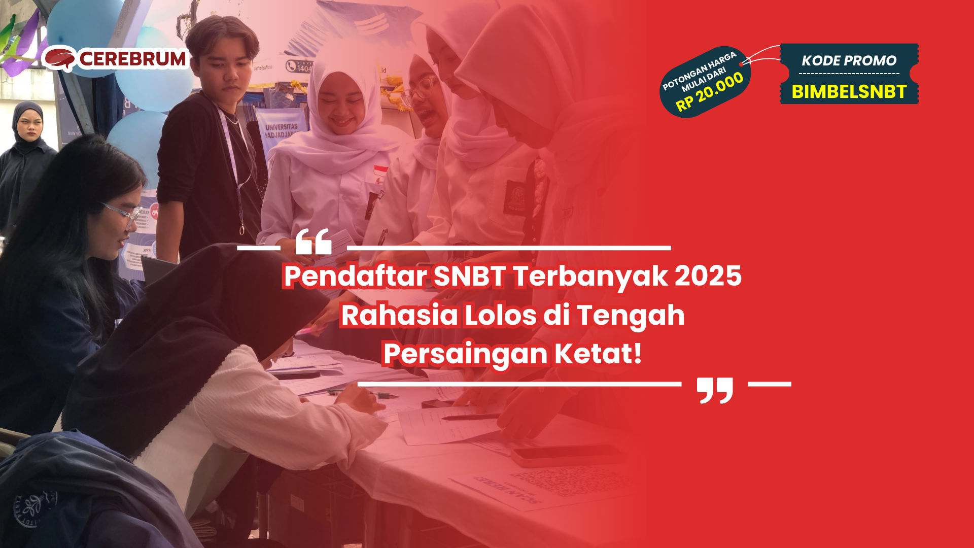 Pendaftar snbt terbanyak